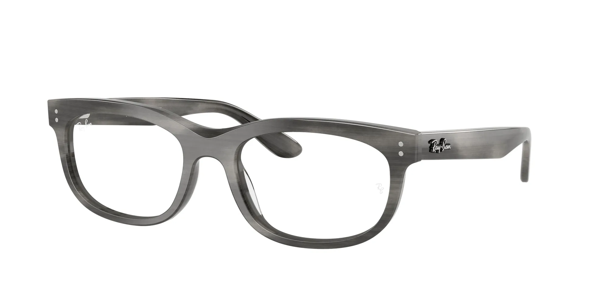 Ray - Ban RX5489 BALORETTE 8400 Montature da vista Acetato Grigio Trasparente Pillow Normale - immagine 1