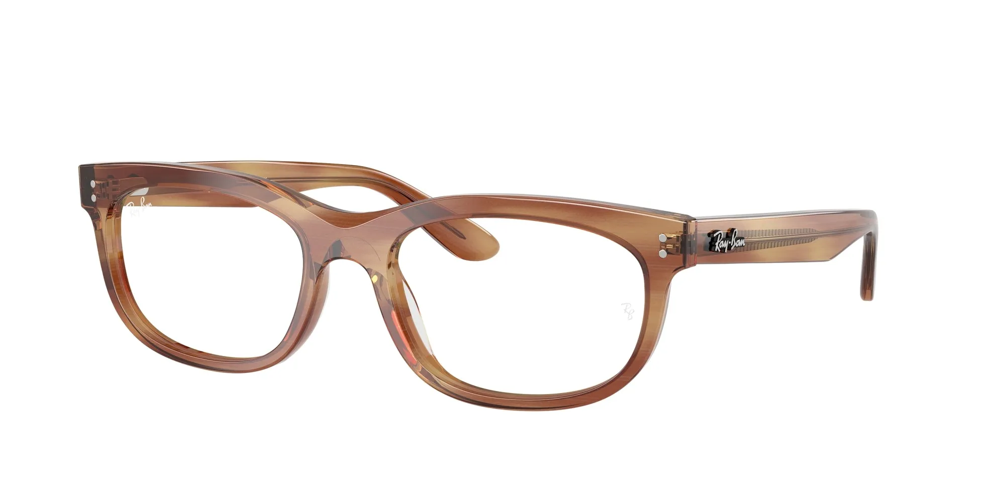 Ray - Ban RX5489 BALORETTE 8399 Montature da vista Acetato Tartaruga Trasparente Pillow Normale - immagine 1