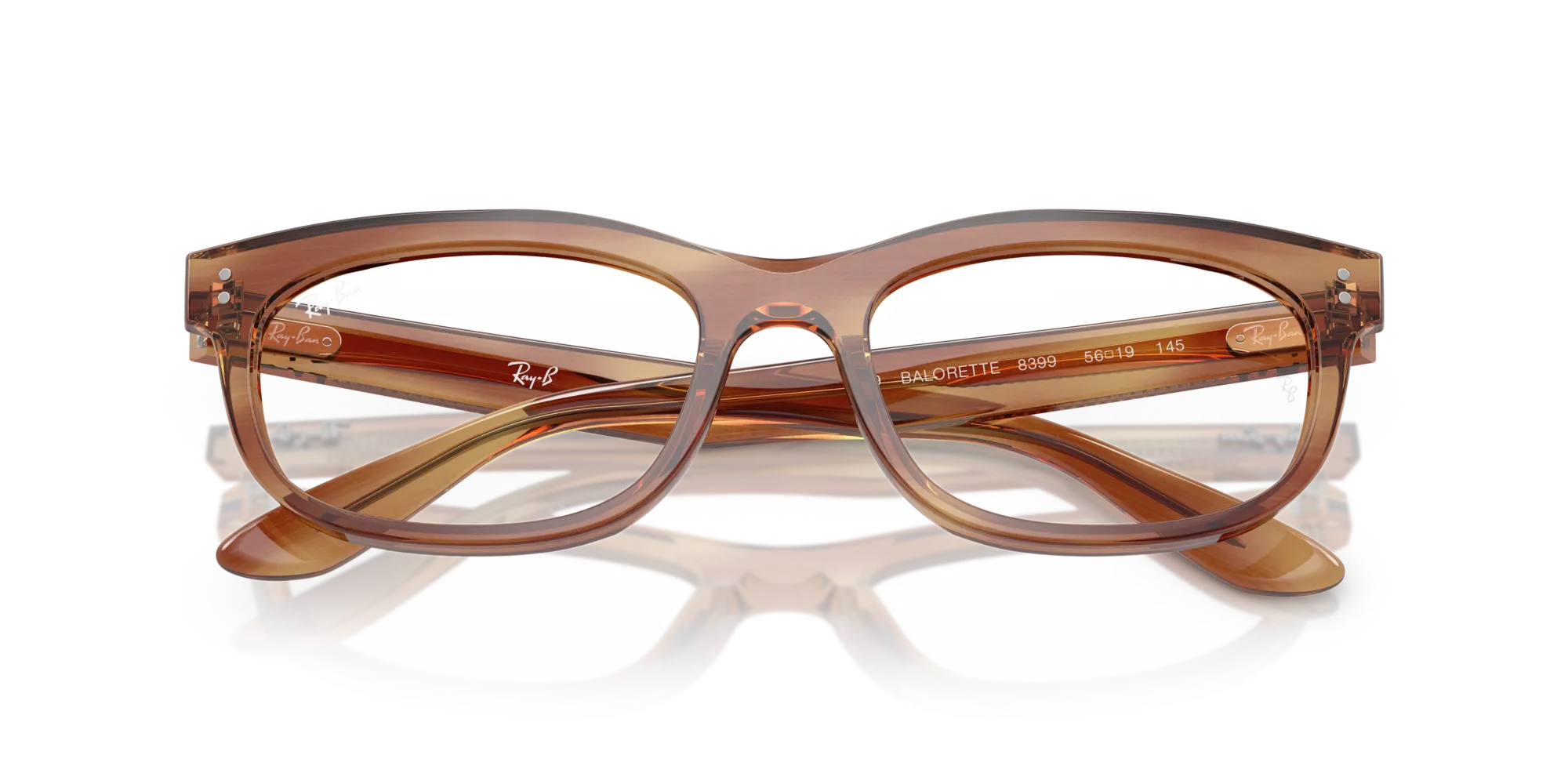 Ray - Ban RX5489 BALORETTE 8399 Montature da vista Acetato Tartaruga Trasparente Pillow Normale - immagine 2