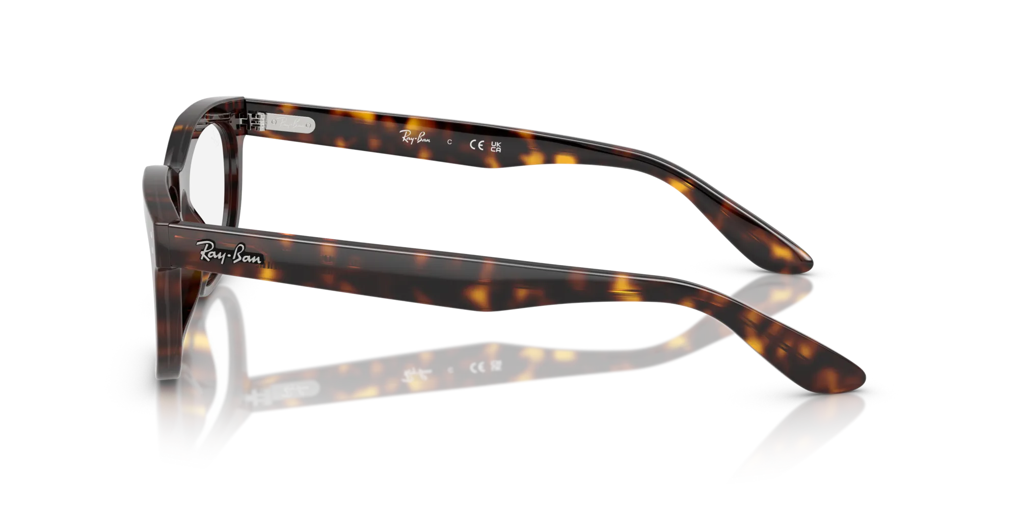 Ray - Ban RX5489 BALORETTE 2012 Montature da vista Acetato Tartaruga Trasparente Pillow Normale - immagine 4