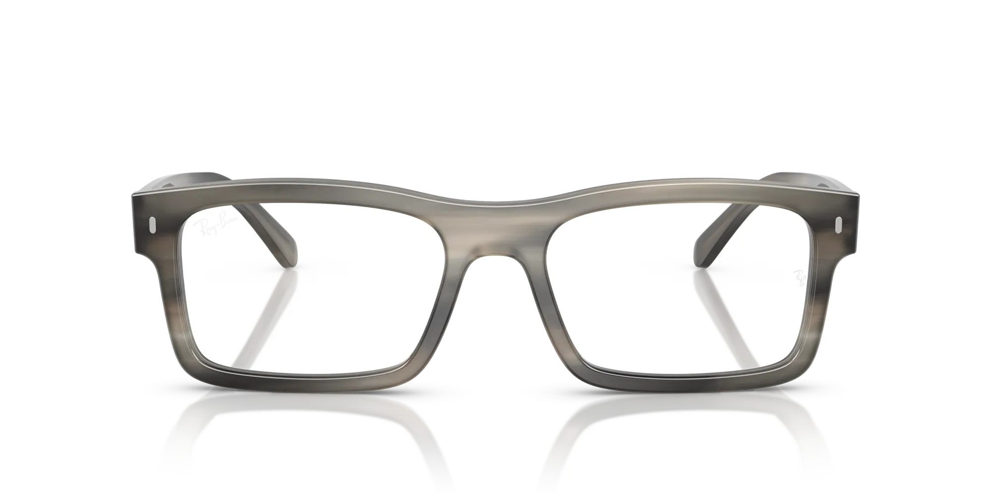 Ray - Ban RX5435 8404 Montature da vista Acetato Tartaruga Trasparente Squadrata Normale - immagine 3