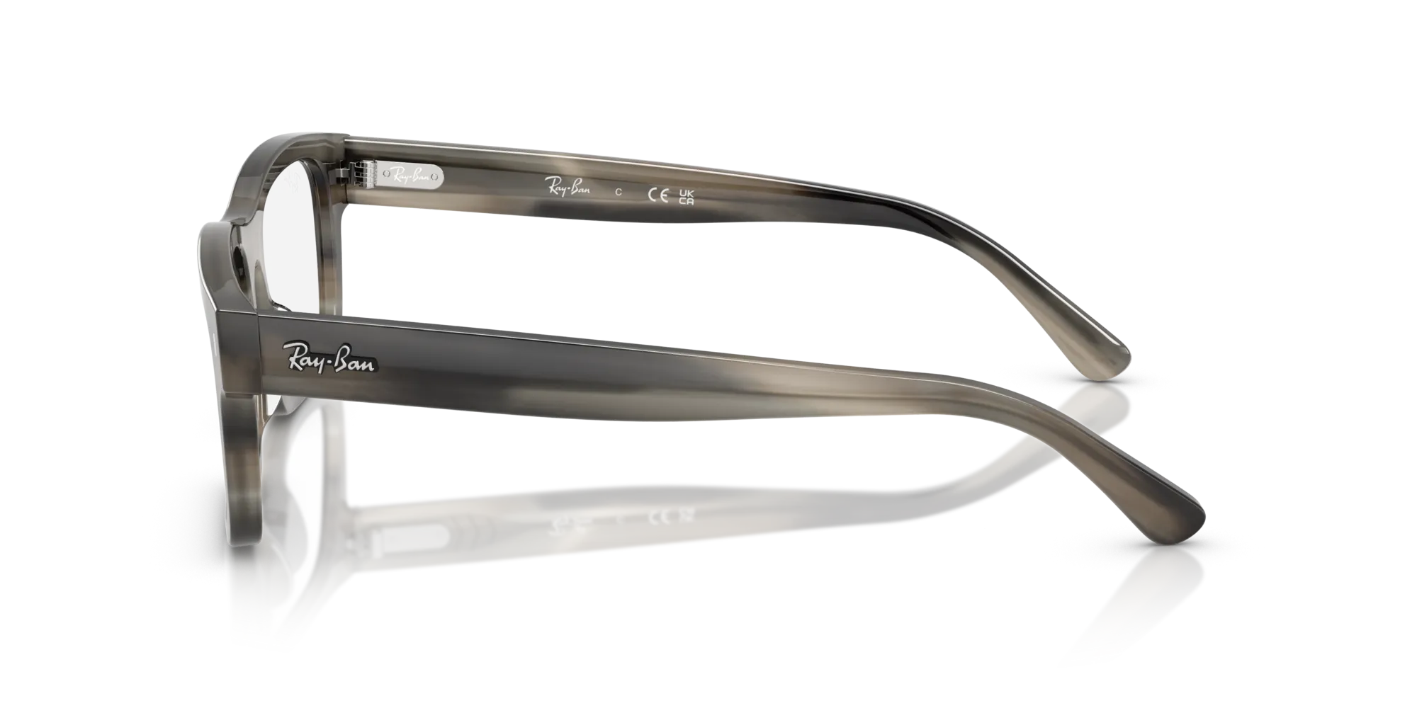 Ray - Ban RX5435 8404 Montature da vista Acetato Tartaruga Trasparente Squadrata Normale - immagine 4