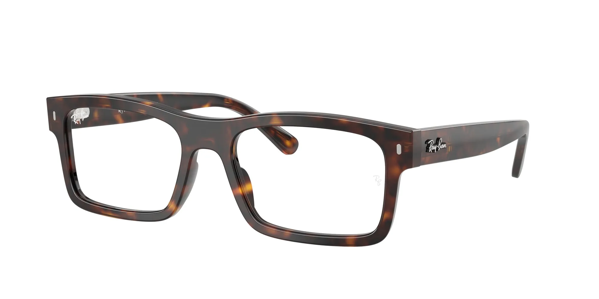 Ray - Ban RX5435 2012 Montature da vista Acetato Tartaruga Trasparente Squadrata Normale - immagine 1