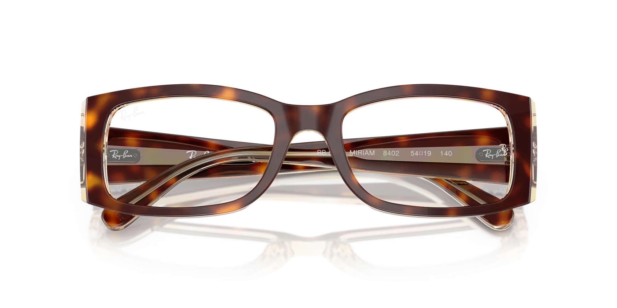 Ray - Ban RX5434 MIRIAM 8402 Montature da vista Acetato Tartaruga Trasparente Squadrata Normale - immagine 2