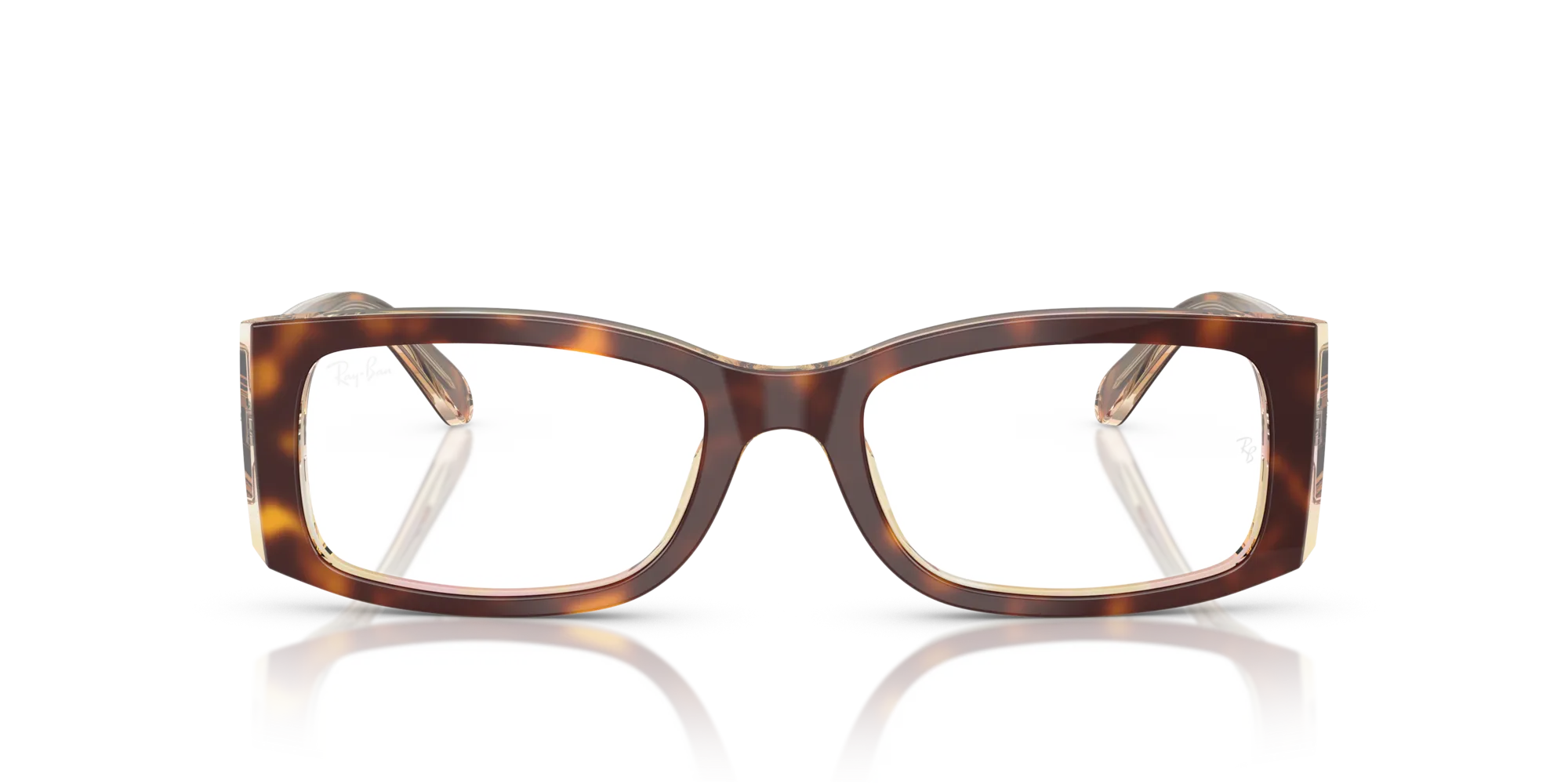 Ray - Ban RX5434 MIRIAM 8402 Montature da vista Acetato Tartaruga Trasparente Squadrata Normale - immagine 3
