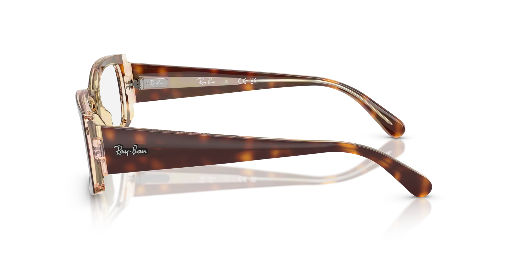 Ray - Ban RX5434 MIRIAM 8402 Montature da vista Acetato Tartaruga Trasparente Squadrata Normale - immagine 4