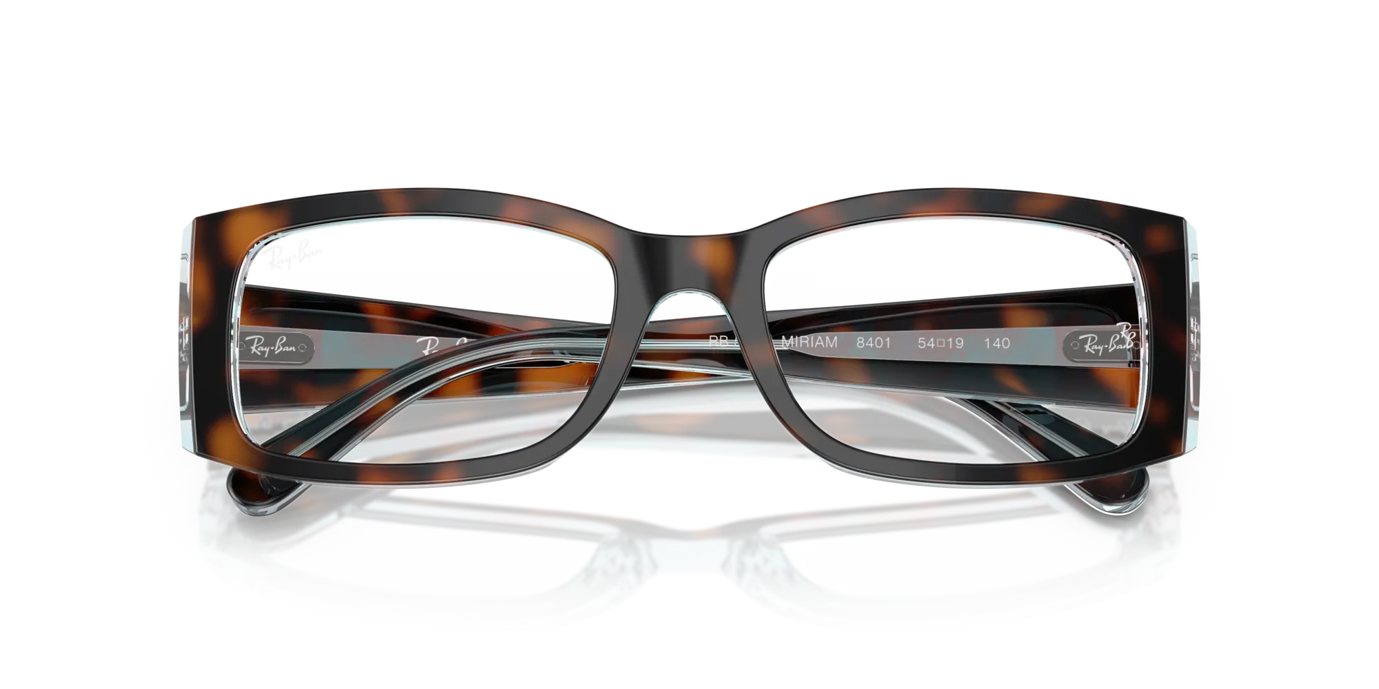 Ray - Ban RX5434 MIRIAM 8401 Montature da vista Acetato Tartaruga Trasparente Squadrata Normale - immagine 2