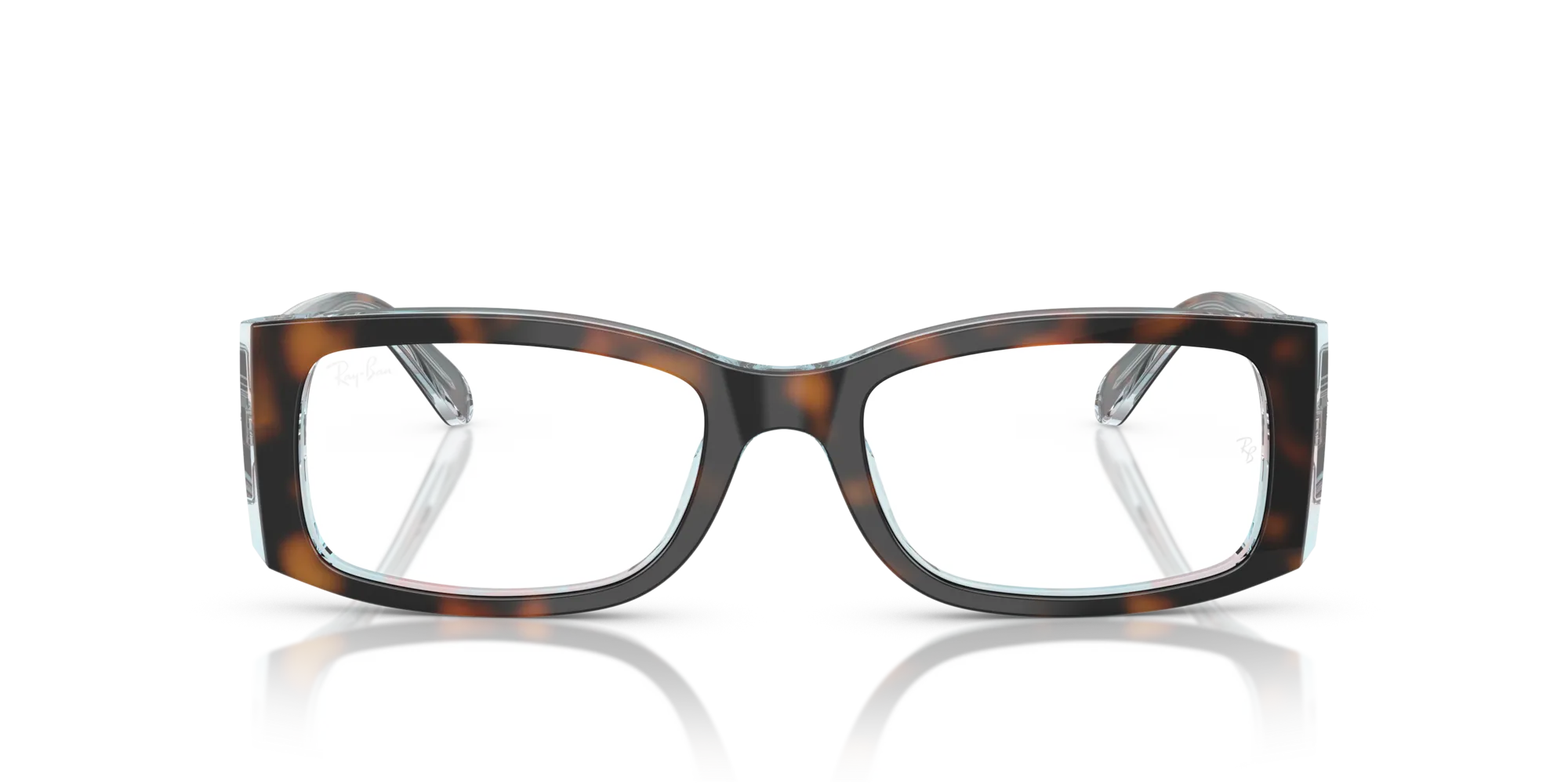 Ray - Ban RX5434 MIRIAM 8401 Montature da vista Acetato Tartaruga Trasparente Squadrata Normale - immagine 3