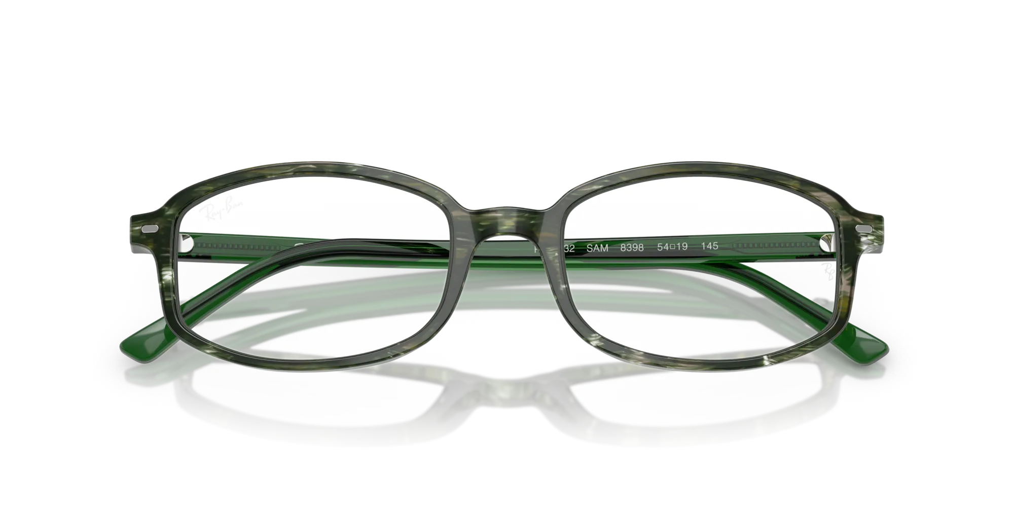 Ray - Ban RX5432 SAM 8398 Montature da vista Acetato Multi-colore Trasparente Geometrica Normale - immagine 2