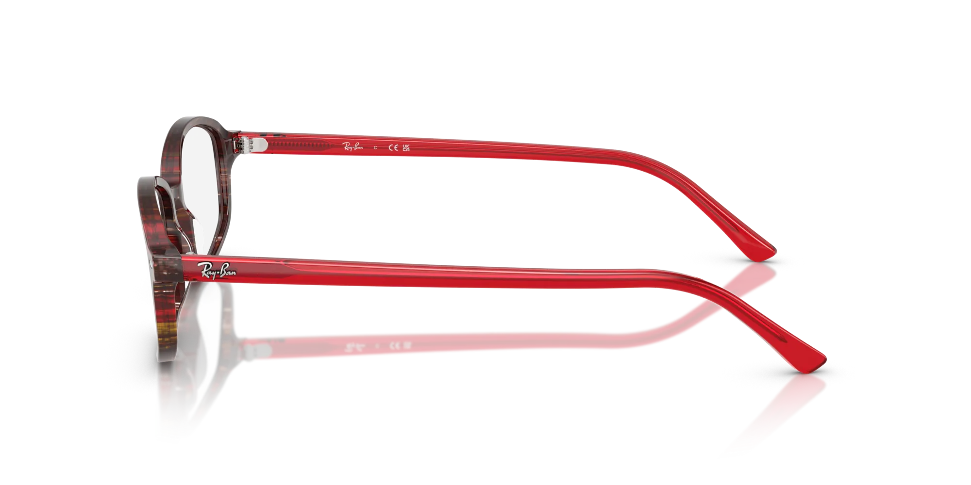 Ray - Ban RX5432 SAM 8396 Montature da vista Acetato Multi-colore Trasparente Geometrica Normale - immagine 4