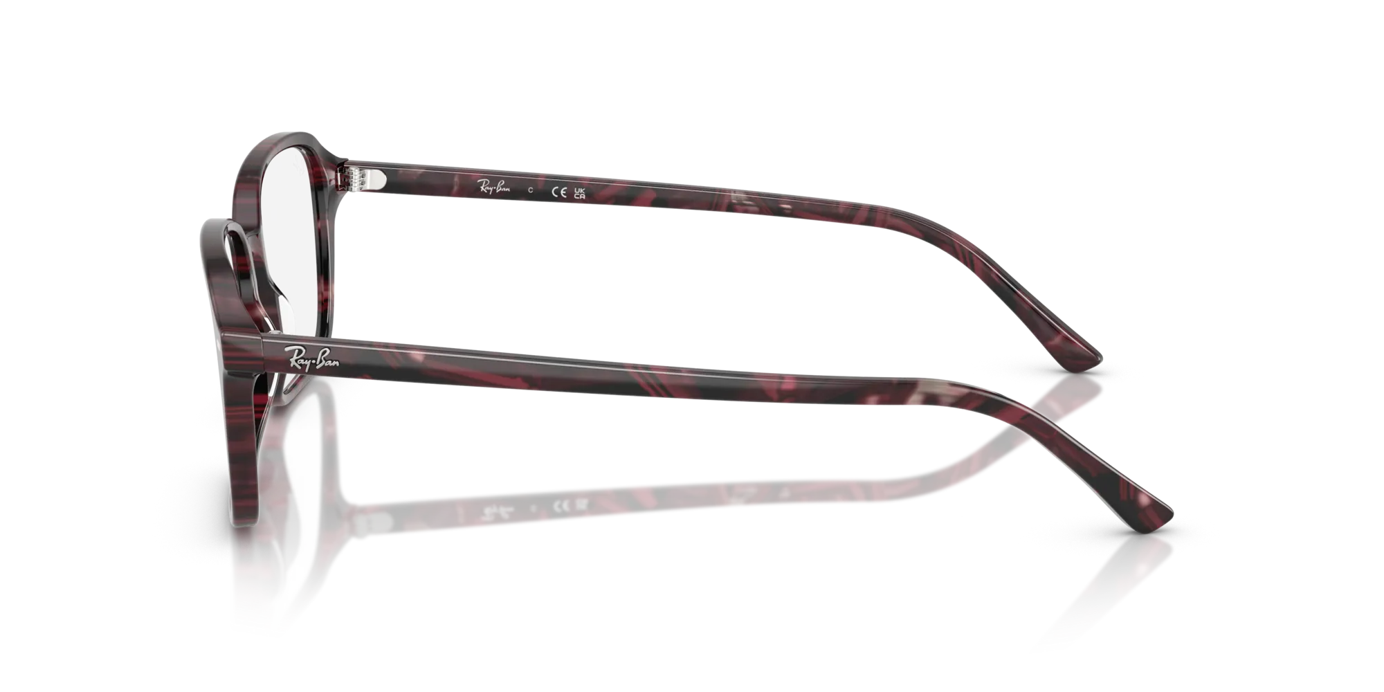Ray - Ban RX5431 RAIMOND 8393 Montature da vista Acetato Viola Trasparente Squadrata Normale - immagine 4