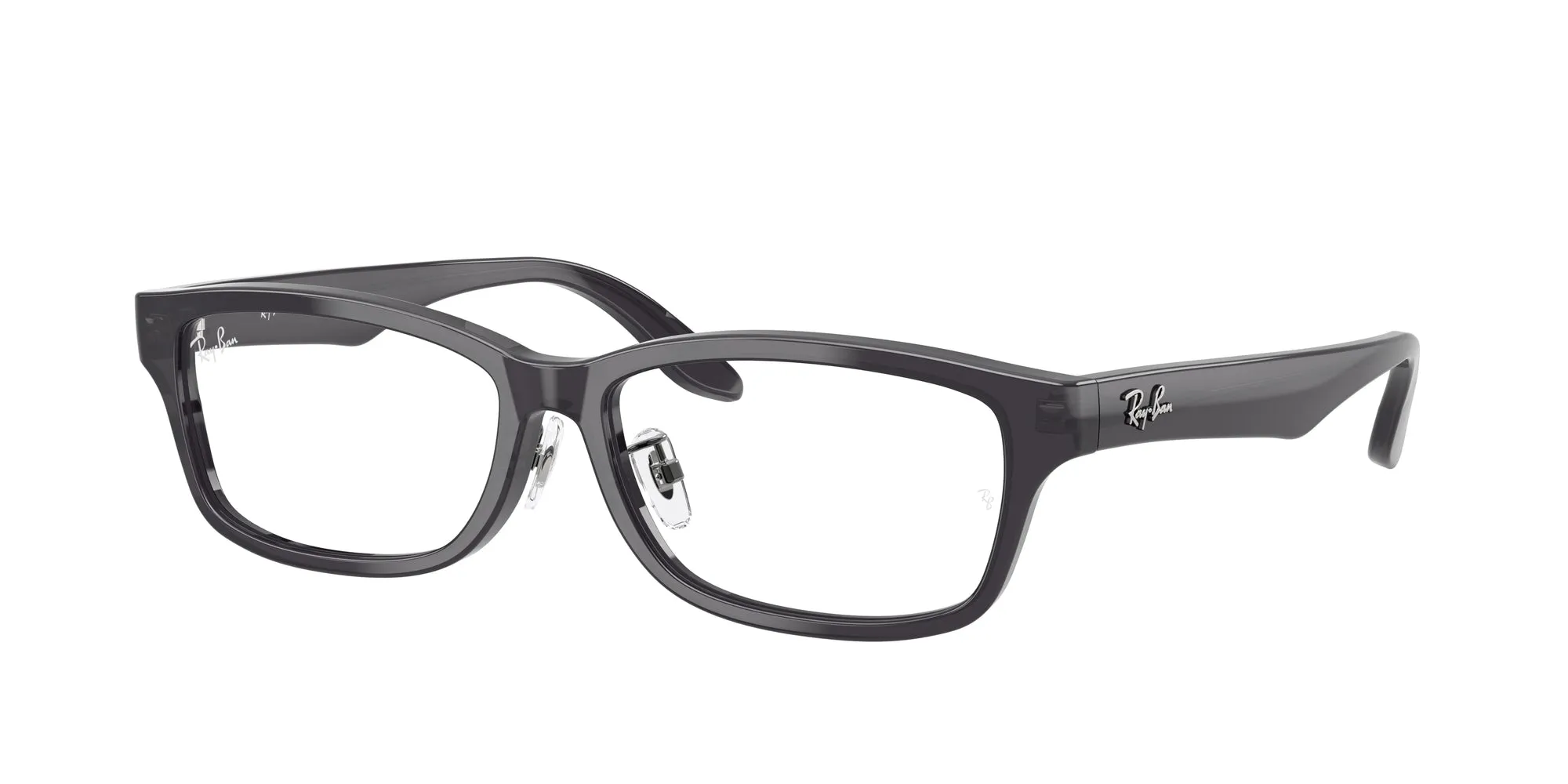 Ray - Ban RX5408D 5920 Montature da vista Acetato Grigio Trasparente Squadrata Normale - immagine 1