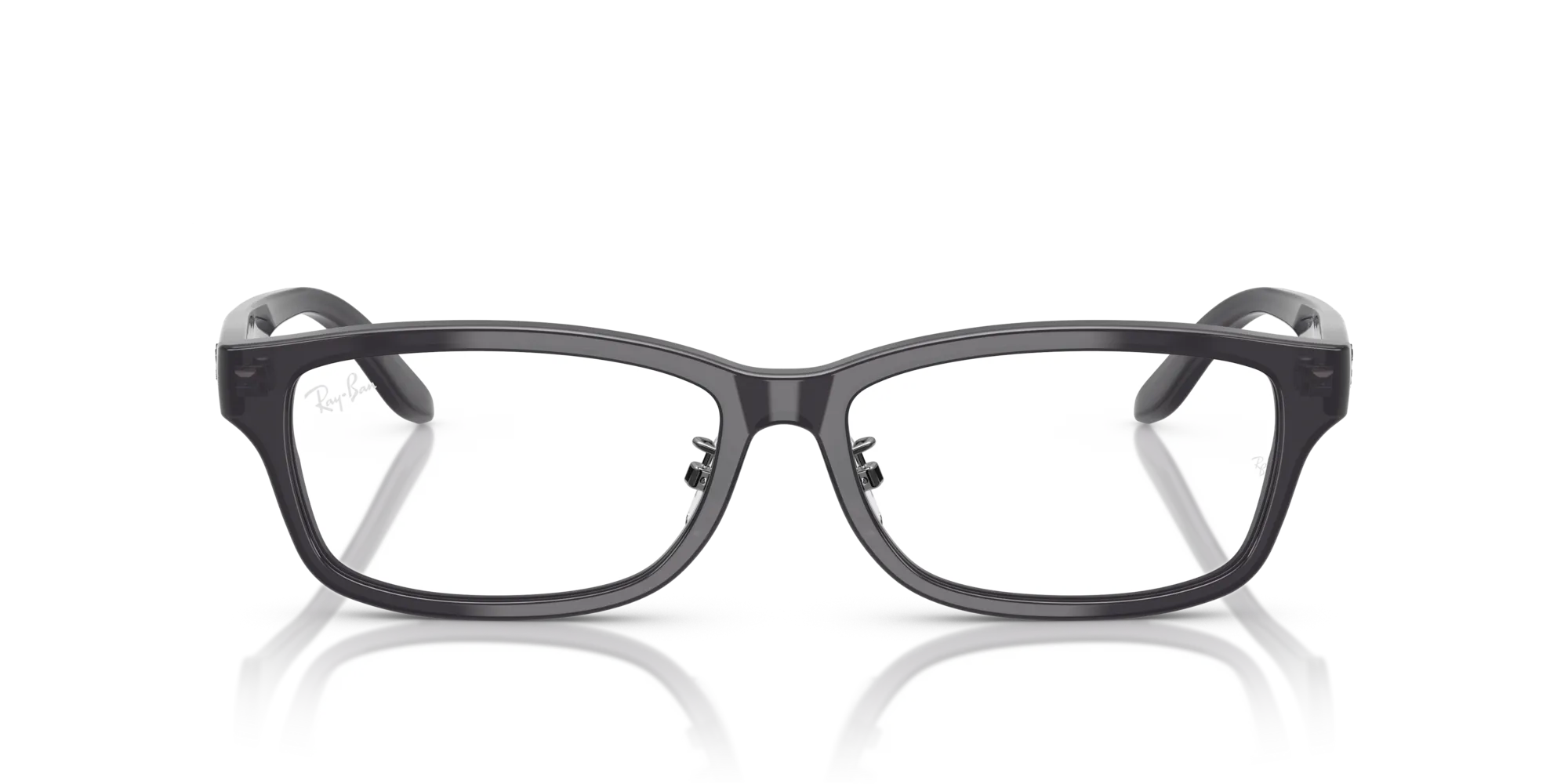 Ray - Ban RX5408D 5920 Montature da vista Acetato Grigio Trasparente Squadrata Normale - immagine 3