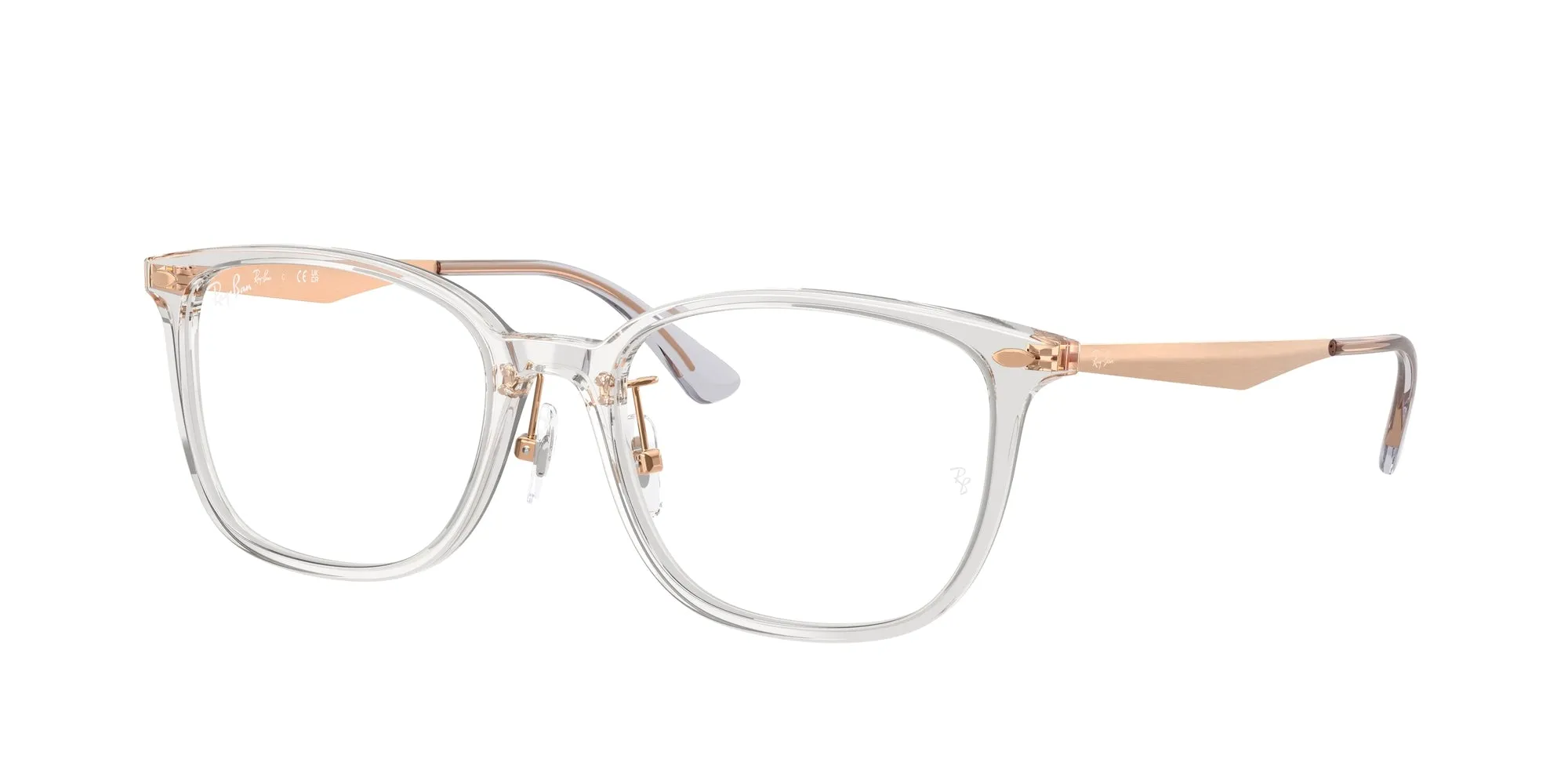 Ray - Ban RX5403D 8416 Montature da vista Acetato Grigio Trasparente Pillow Normale - immagine 1