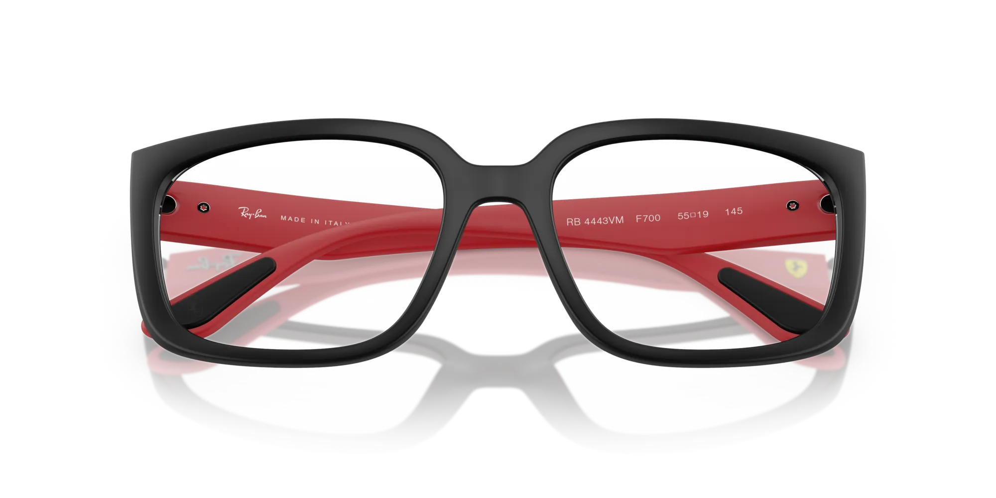 Ray - Ban RX4443VM F700 Montature da vista Peek Nero Trasparente Squadrata Normale - immagine 2