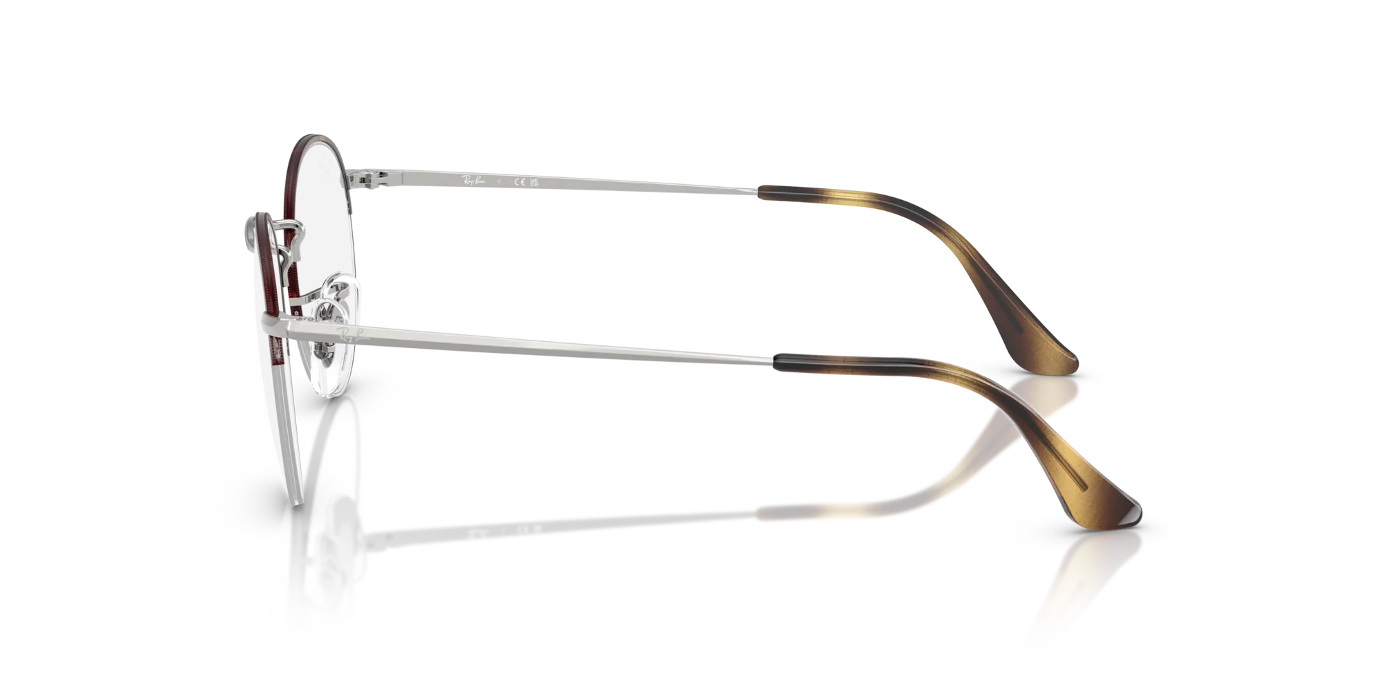 Ray - Ban RX3947V ROUND GAZE 3178 Montature da vista Metallo Havana Trasparente Rotonda Normale - immagine 4