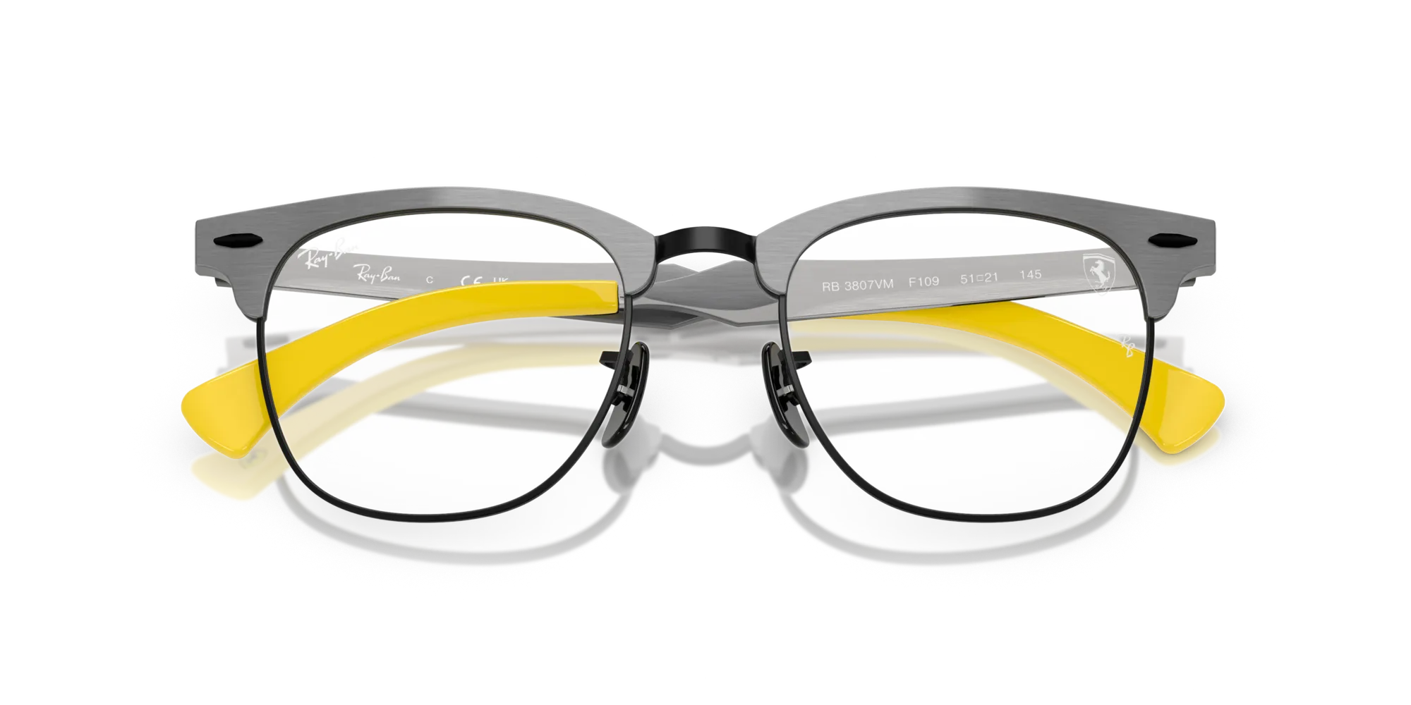 Ray - Ban RX3807VM F109 Montature da vista Metallo Grigio Trasparente Squadrata Normale - immagine 2