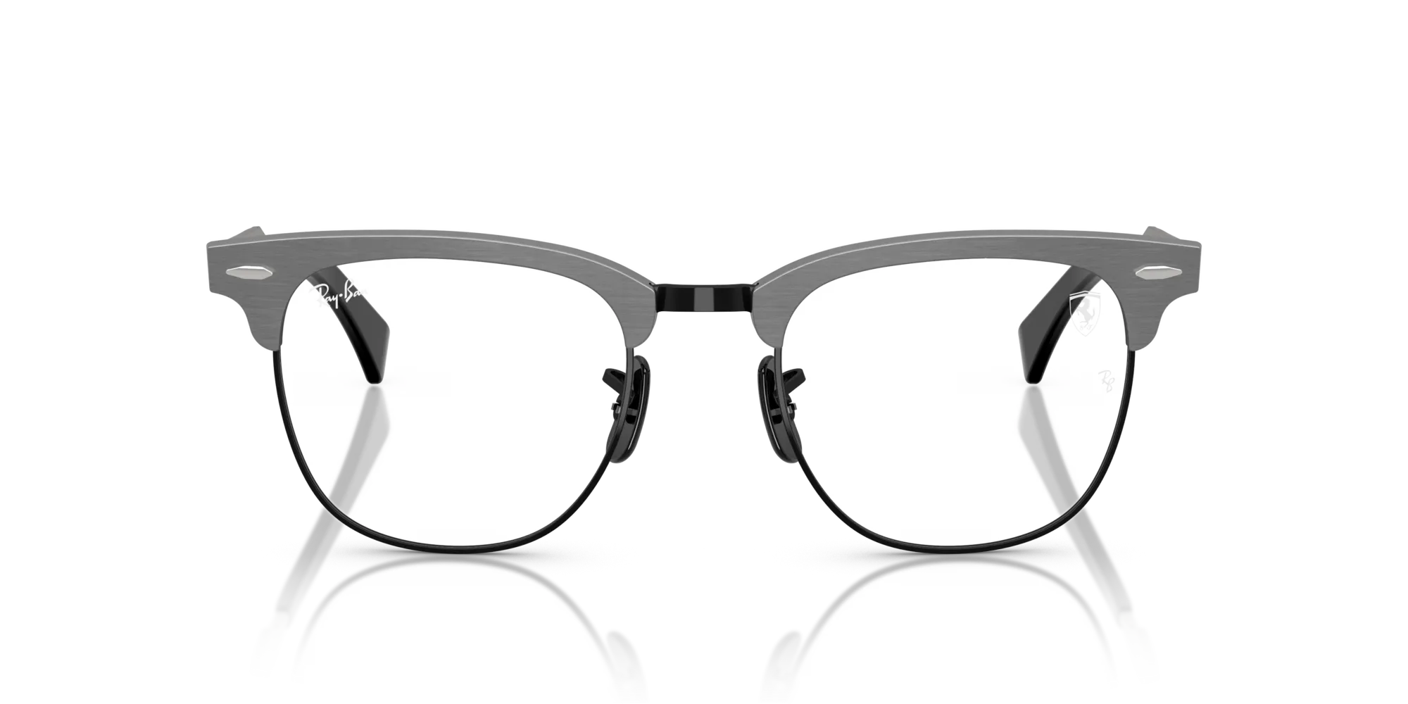 Ray - Ban RX3807VM F108 Montature da vista Metallo Grigio Trasparente Squadrata Normale - immagine 3