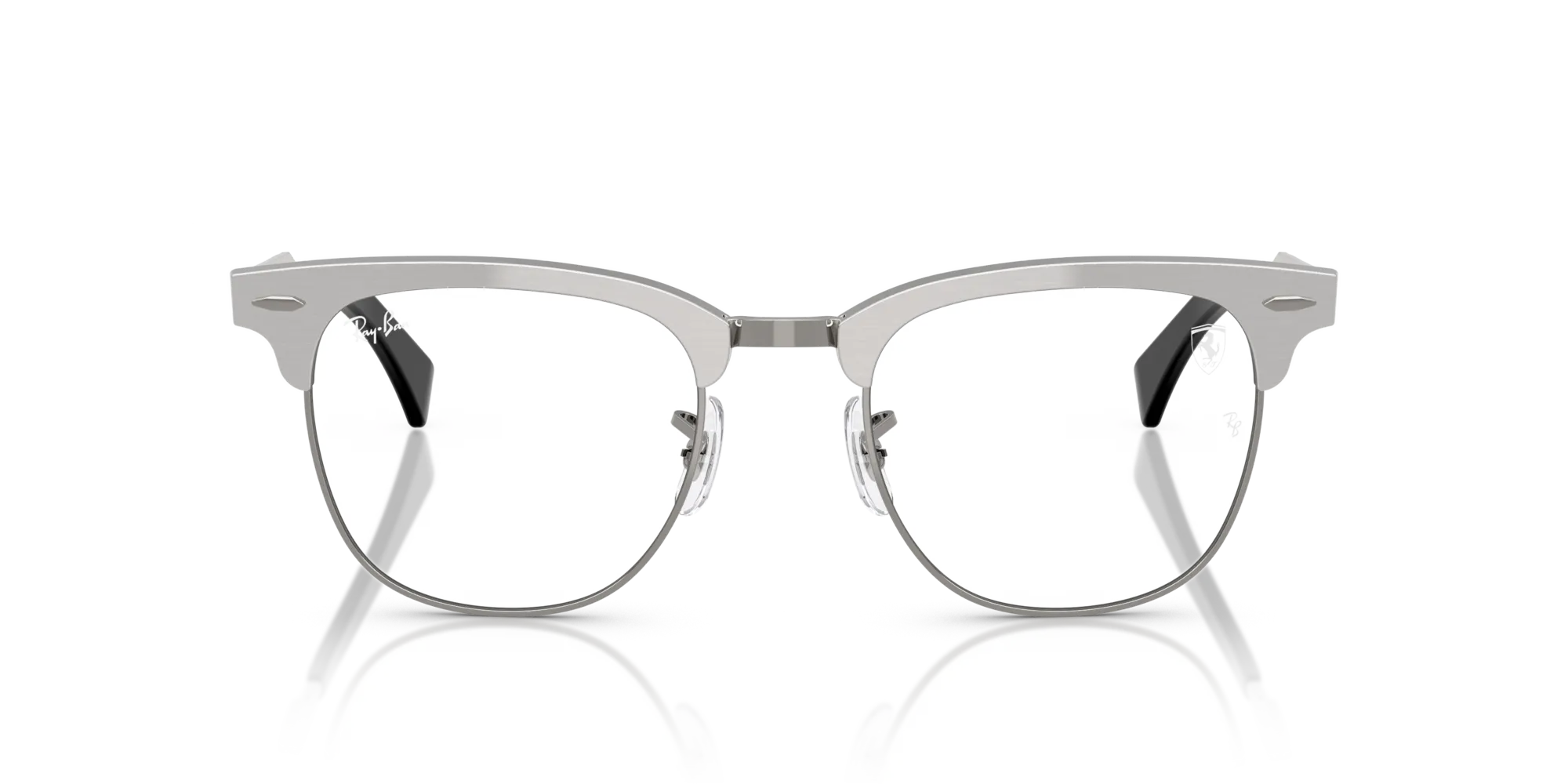 Ray - Ban RX3807VM F106 Montature da vista Metallo Grigio Trasparente Squadrata Normale - immagine 3