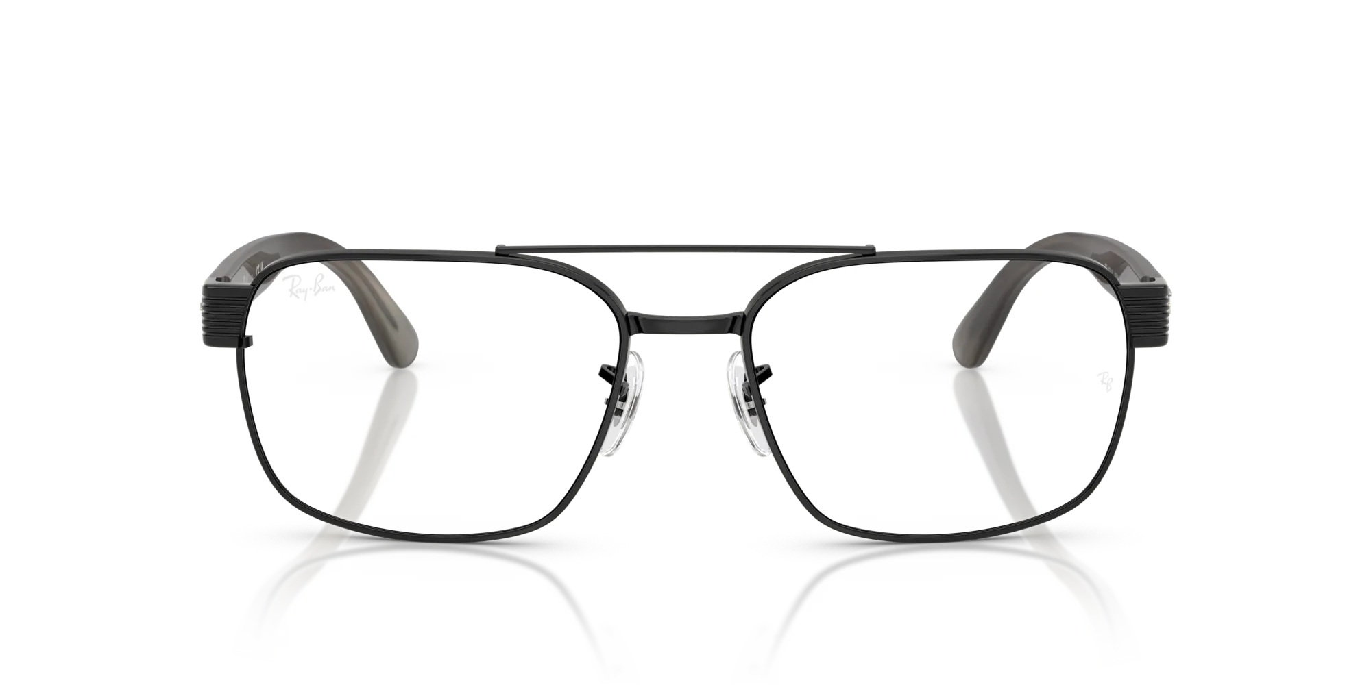 Ray - Ban RX3751V 2509 Montature da vista Metallo Nero Trasparente Squadrata Normale - immagine 3
