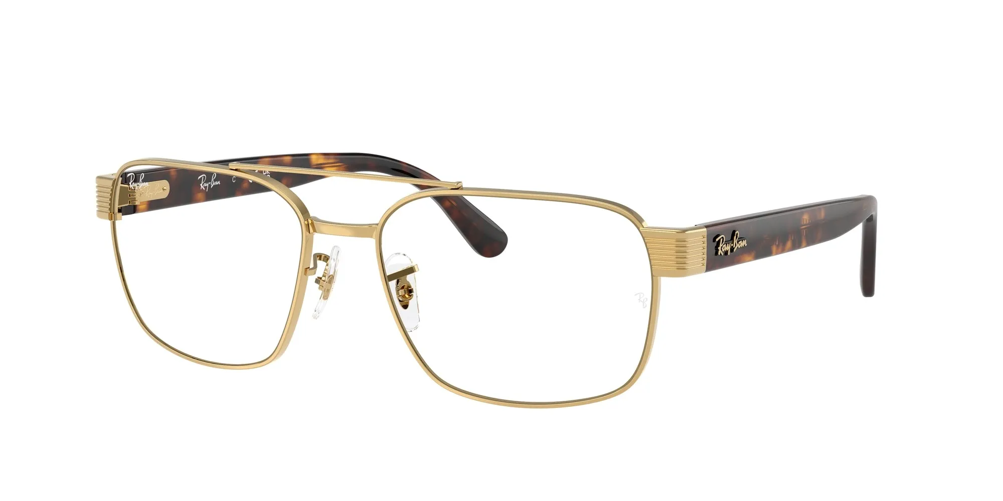 Ray - Ban RX3751V 2500 Montature da vista Metallo Oro Trasparente Squadrata Normale - immagine 1