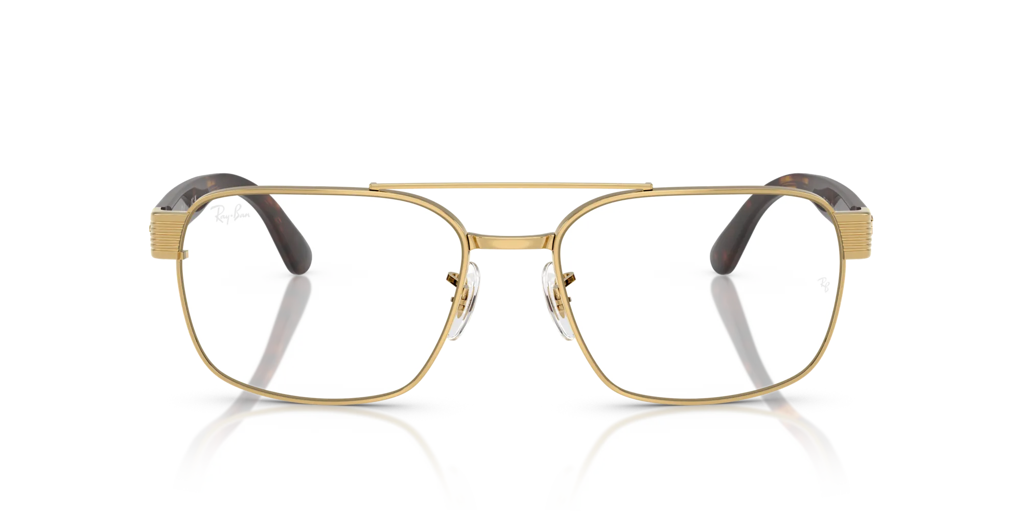 Ray - Ban RX3751V 2500 Montature da vista Metallo Oro Trasparente Squadrata Normale - immagine 3