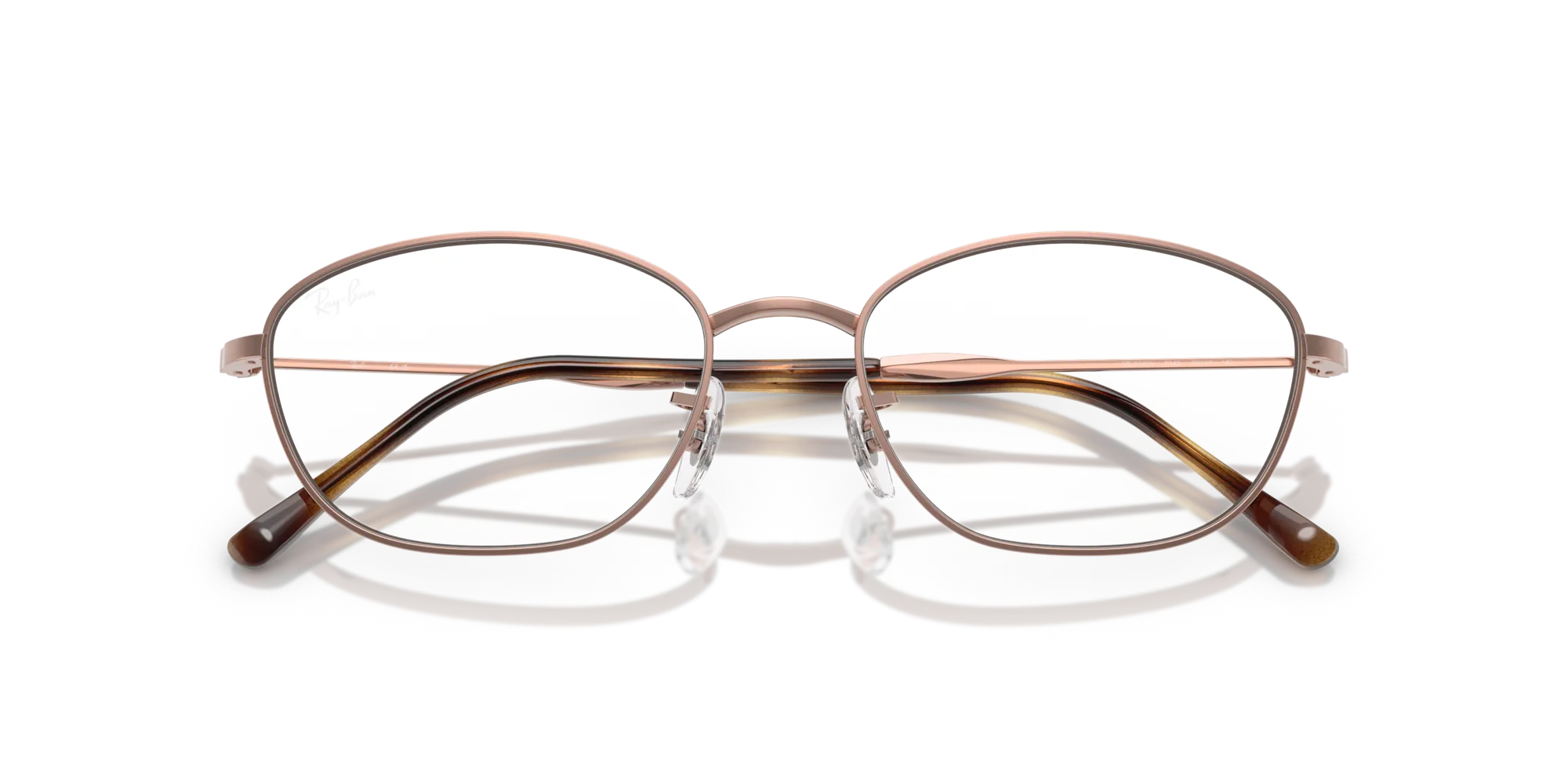 Ray - Ban RX3749V 2943 Montature da vista Metallo Bronzo Trasparente Geometrica Normale - immagine 2
