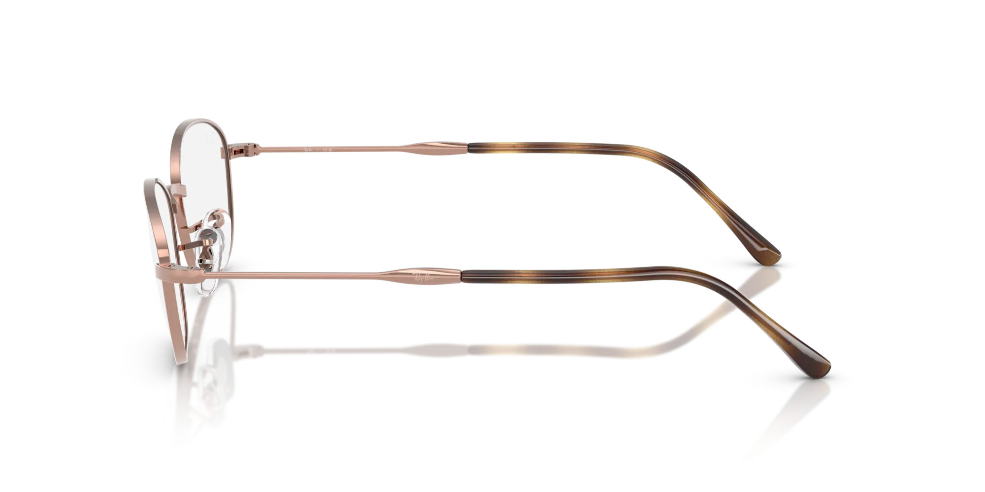 Ray - Ban RX3749V 2943 Montature da vista Metallo Bronzo Trasparente Geometrica Normale - immagine 4