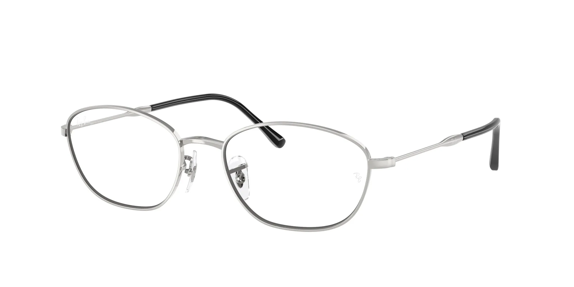 Ray - Ban RX3749V 2501 Montature da vista Metallo Argento Trasparente Geometrica Normale - immagine 1