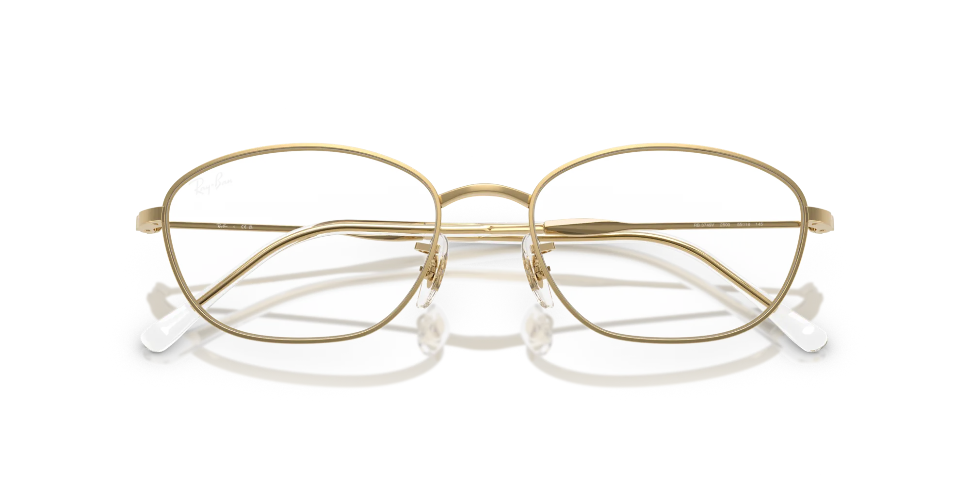 Ray - Ban RX3749V 2500 Montature da vista Metallo Oro Trasparente Geometrica Normale - immagine 2