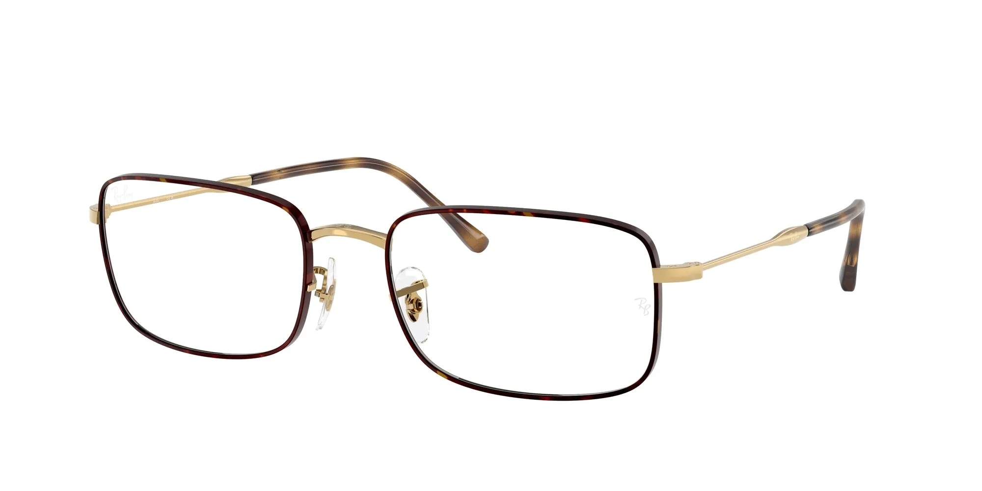 Ray - Ban RX3746V 3177 Montature da vista Metallo Tartaruga Trasparente Geometrica Normale - immagine 1