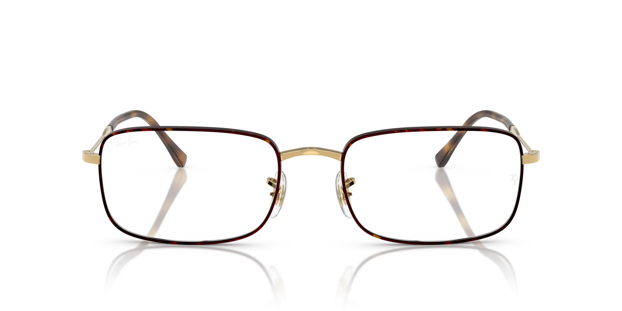 Ray - Ban RX3746V 3177 Montature da vista Metallo Tartaruga Trasparente Geometrica Normale - immagine 3