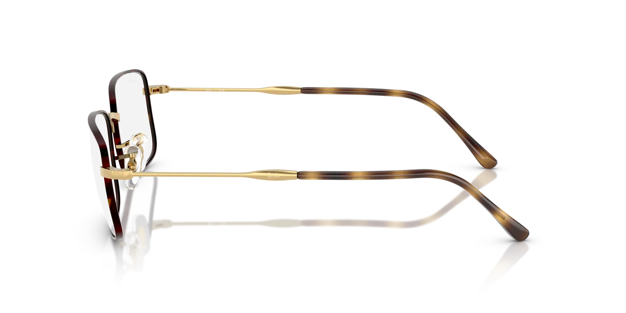 Ray - Ban RX3746V 3177 Montature da vista Metallo Tartaruga Trasparente Geometrica Normale - immagine 4