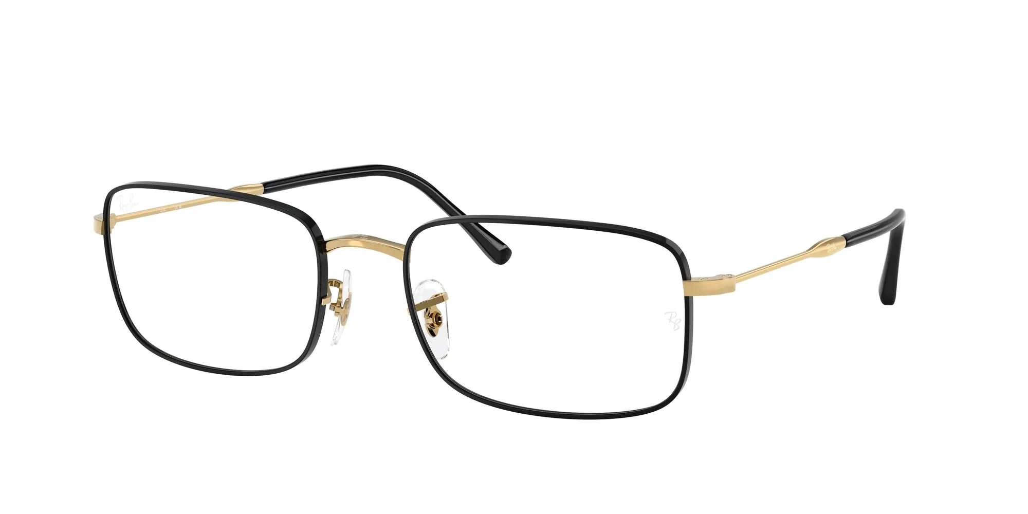 Ray - Ban RX3746V 3175 Montature da vista Metallo Nero Trasparente Geometrica Normale - immagine 1