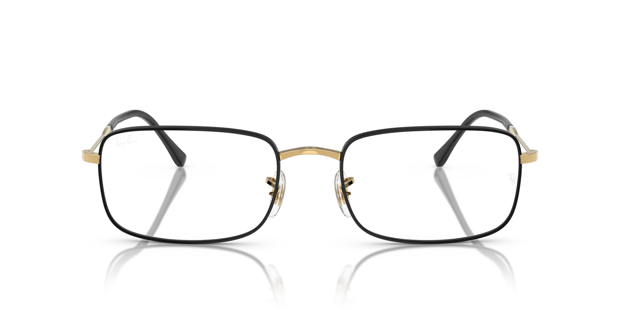 Ray - Ban RX3746V 3175 Montature da vista Metallo Nero Trasparente Geometrica Normale - immagine 3