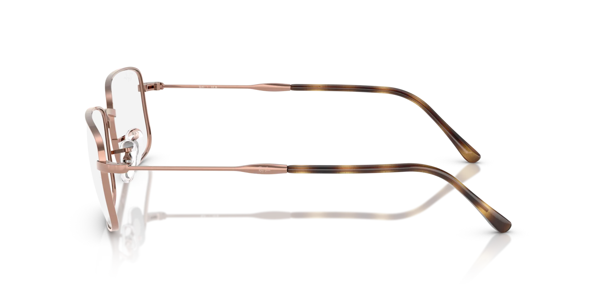 Ray - Ban RX3746V 2943 Montature da vista Metallo Bronzo Trasparente Geometrica Normale - immagine 4