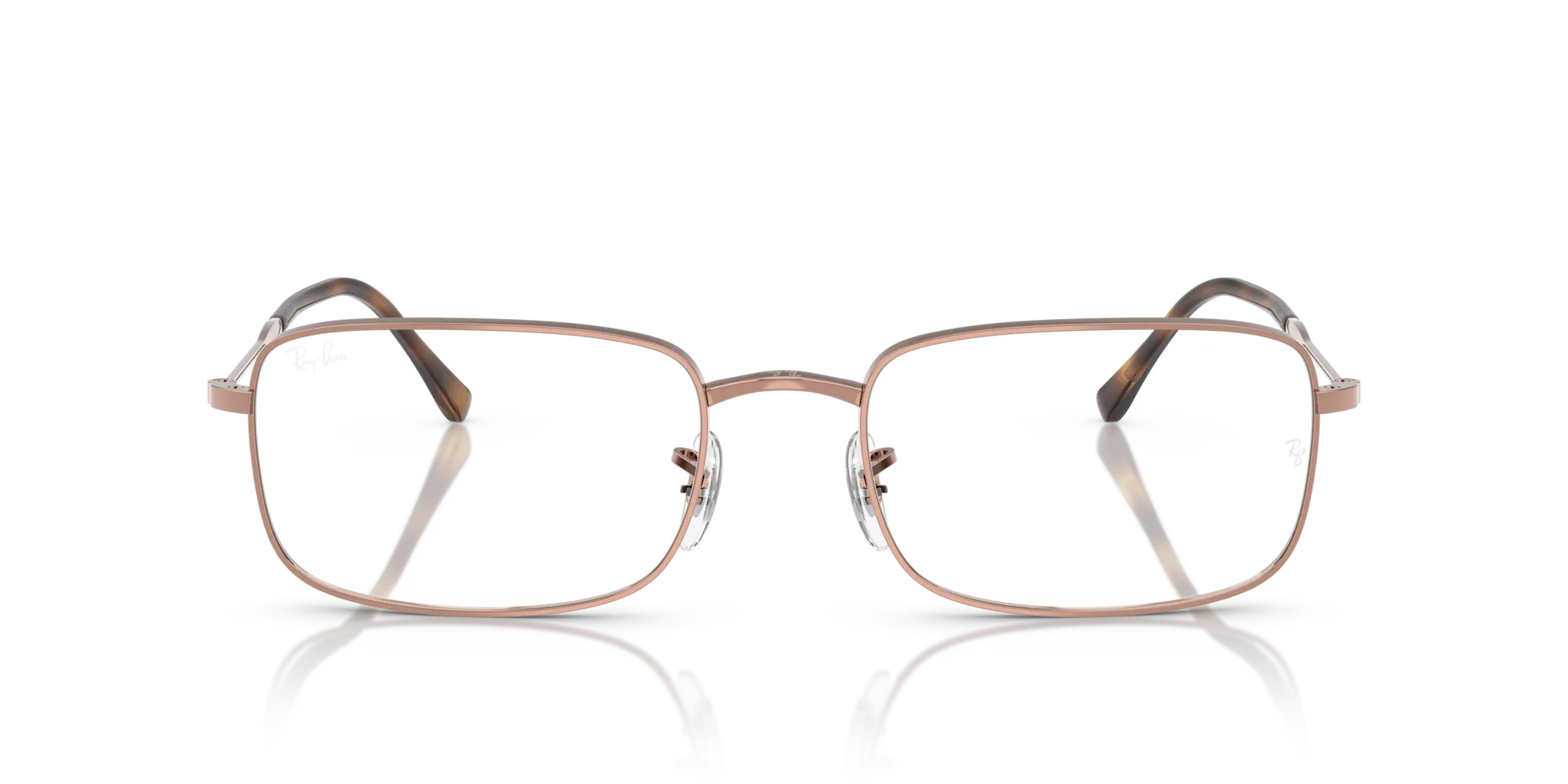 Ray - Ban RX3746V 2943 Montature da vista Metallo Bronzo Trasparente Geometrica Normale - immagine 3