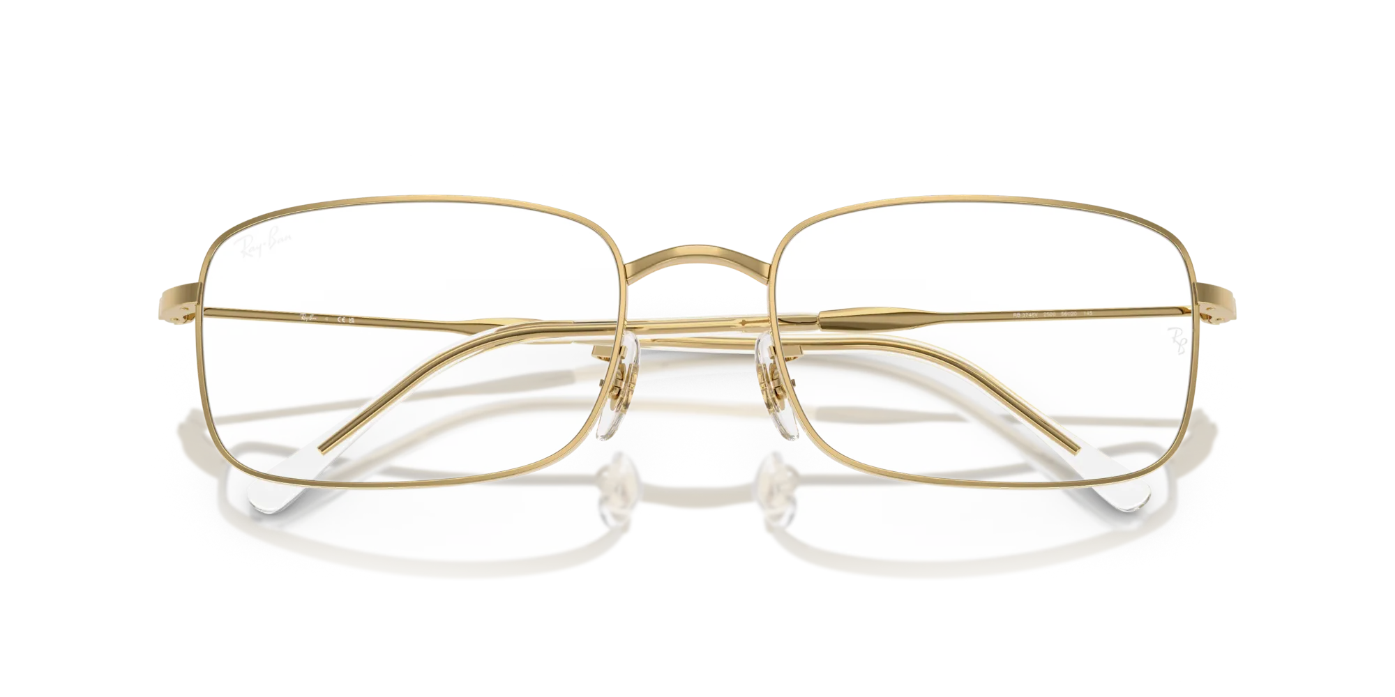 Ray - Ban RX3746V 2500 Montature da vista Metallo Oro Trasparente Geometrica Normale - immagine 2