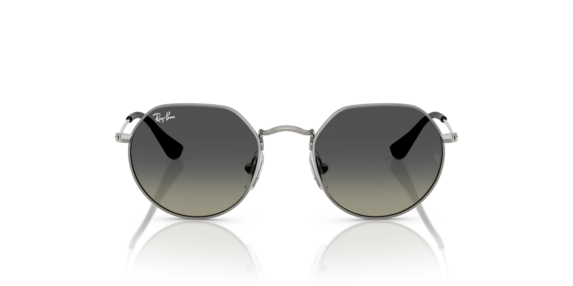 Ray - Ban RJ9565S JUNIOR JACK 200/11 Occhiali da sole bambino Metallo Grigio Grigio Geometrica Normale Sfumato - immagine 3