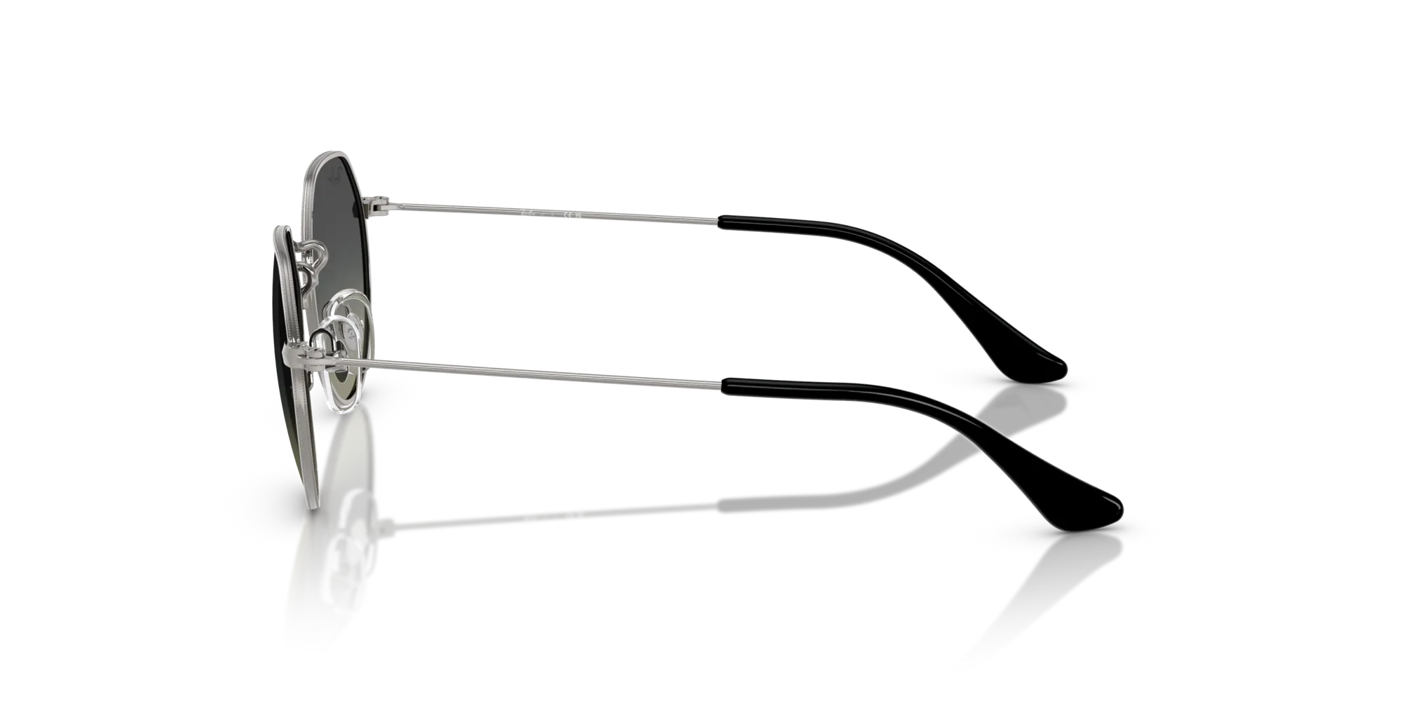Ray - Ban RJ9565S JUNIOR JACK 200/11 Occhiali da sole bambino Metallo Grigio Grigio Geometrica Normale Sfumato - immagine 4