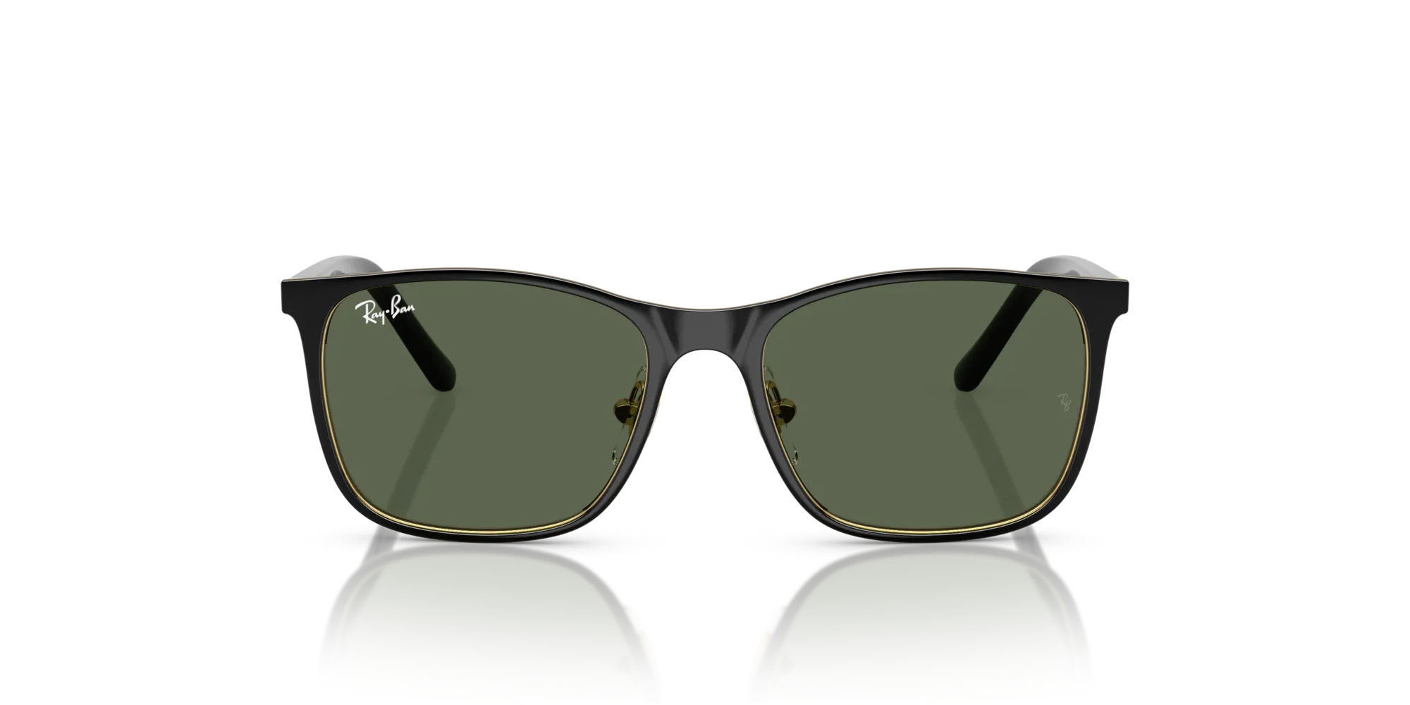 Ray - Ban RJ9551S 294/71 Occhiali da sole Metallo Nero Verde Squadrata Normale - immagine 3