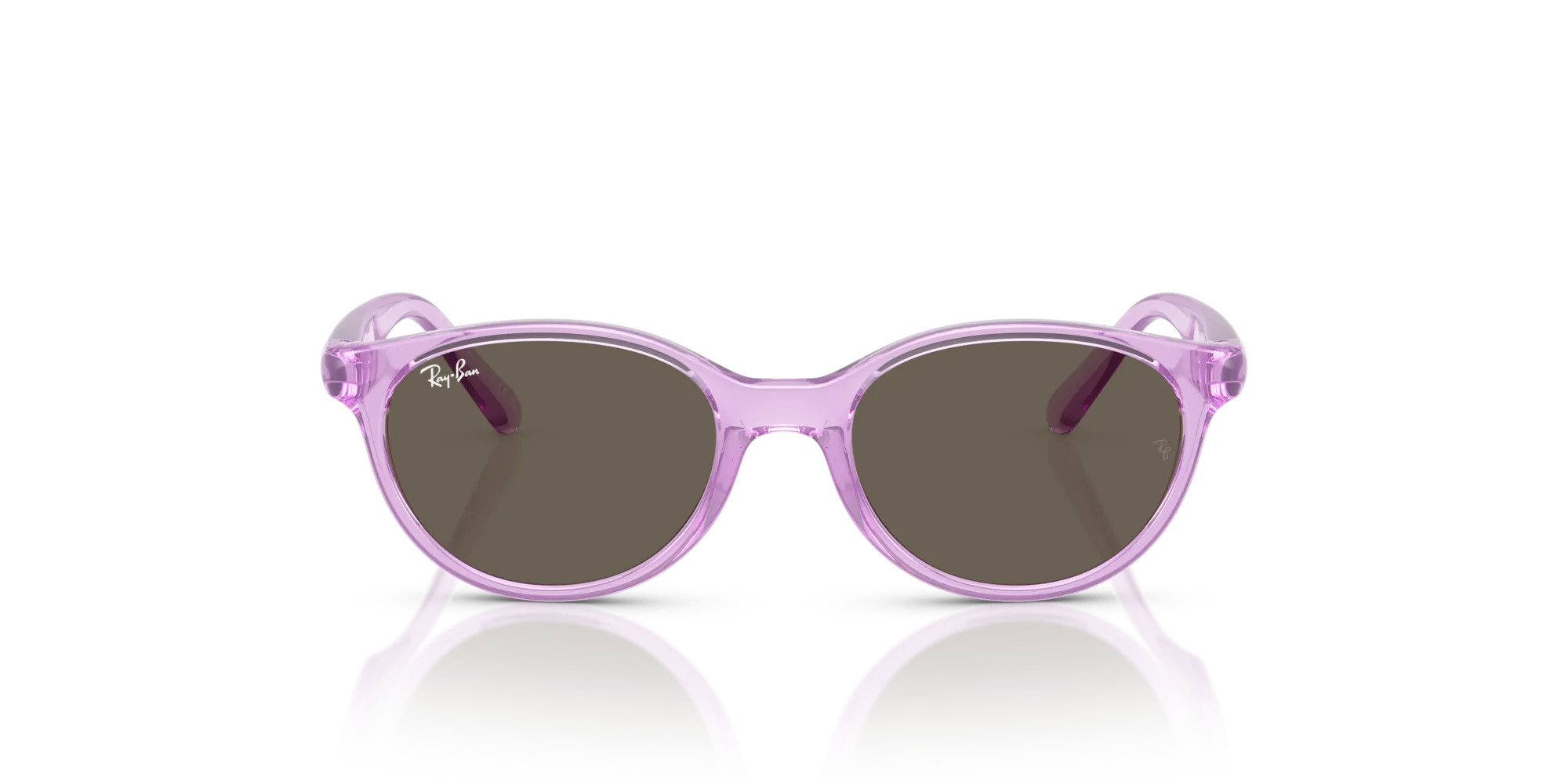 Ray - Ban RJ9080S 7172/3 Occhiali da sole bambino Iniettato Viola Marrone Squadrata Normale - immagine 3