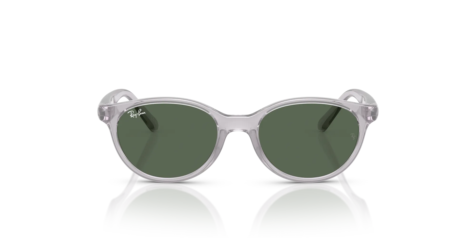 Ray - Ban RJ9080S 717171 Occhiali da sole Iniettato Grigio Verde Squadrata Normale - immagine 3