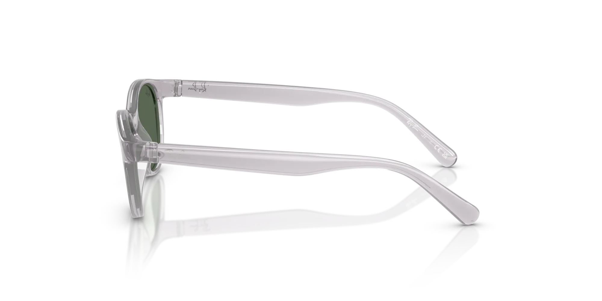 Ray - Ban RJ9080S 717171 Occhiali da sole Iniettato Grigio Verde Squadrata Normale - immagine 4