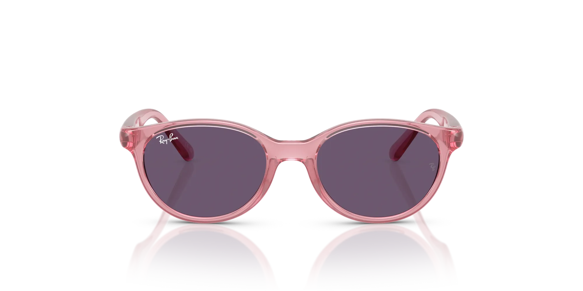 Ray - Ban RJ9080S 71691A Occhiali da sole bambino Iniettato Rosa Viola Squadrata Normale - immagine 3