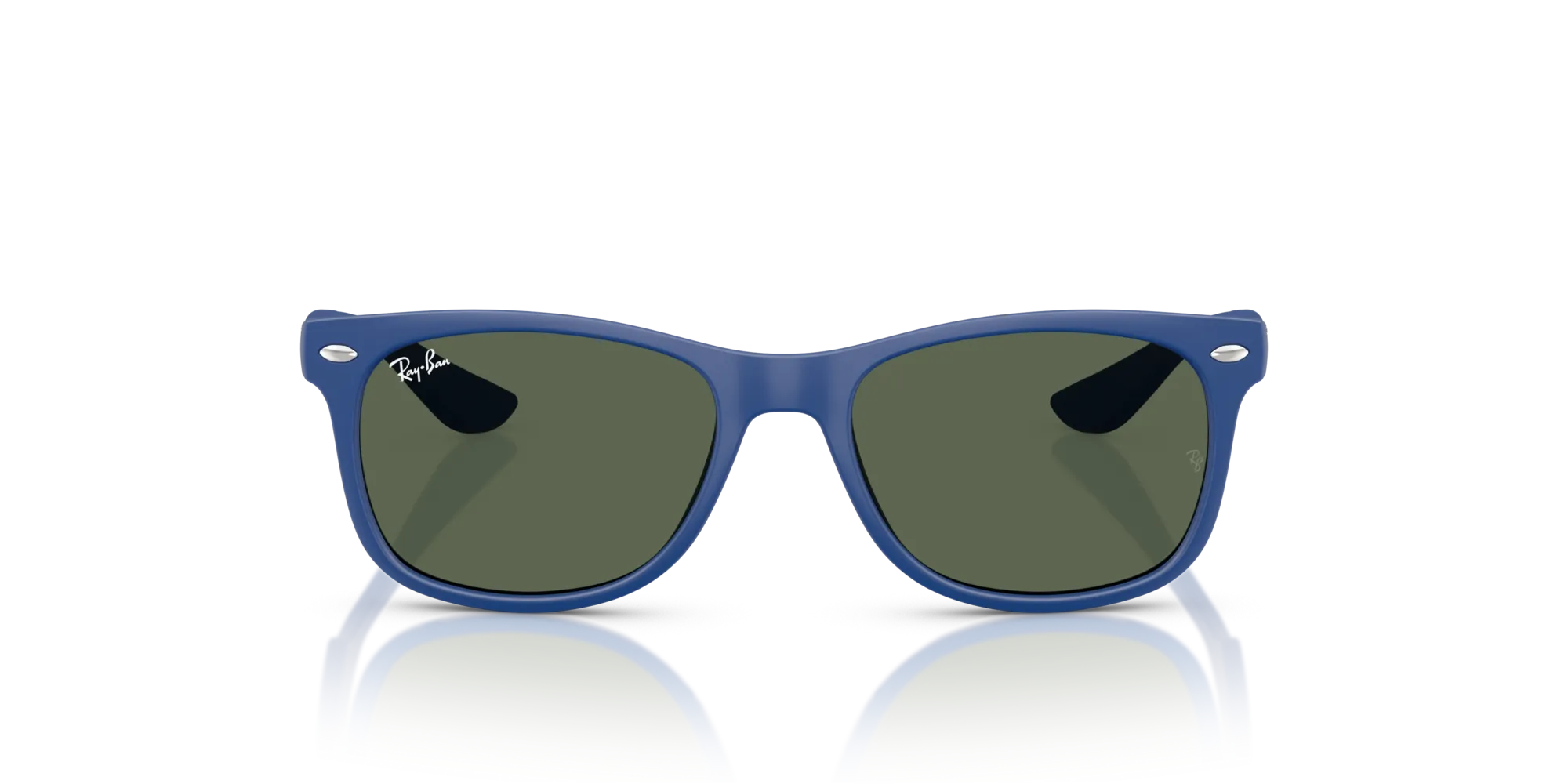 Ray - Ban RJ9052S JUNIOR NEW WAYFARER 717771 Occhiali da sole bambino Nylon Blu Verde Squadrata Normale - immagine 3