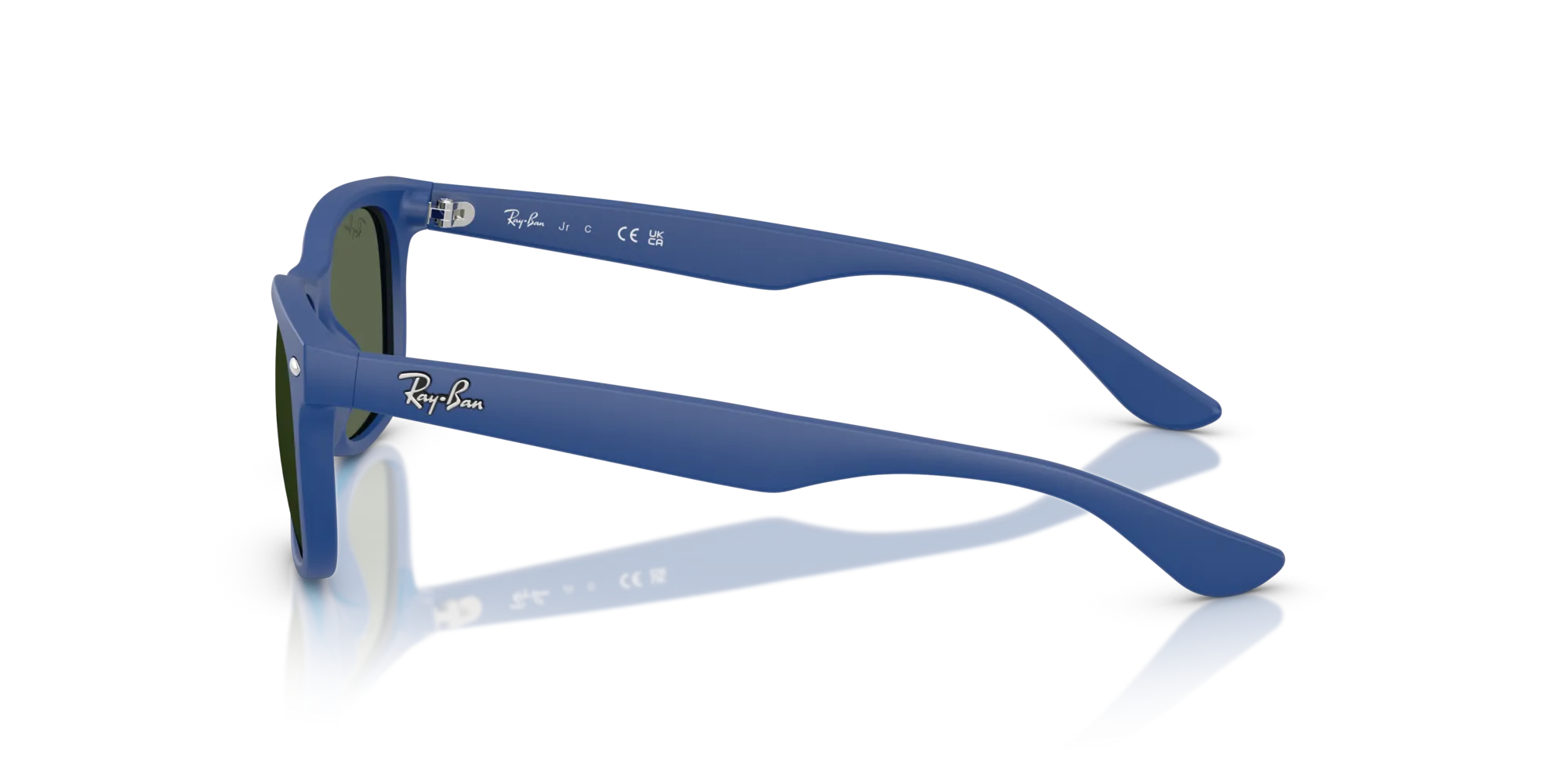 Ray - Ban RJ9052S JUNIOR NEW WAYFARER 717771 Occhiali da sole bambino Nylon Blu Verde Squadrata Normale - immagine 4