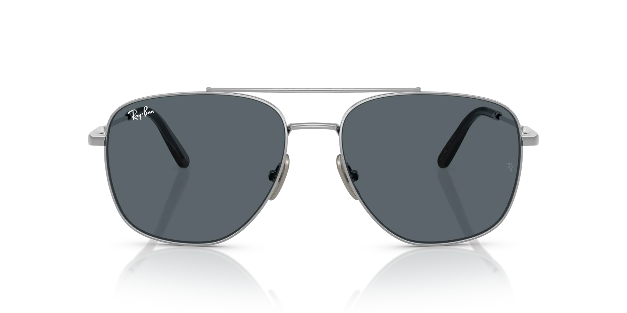 Ray - Ban RB8097 WILLIAM TITANIUM 9209R5 Occhiali da sole Titanio Argento Blu Squadrata Normale - immagine 3