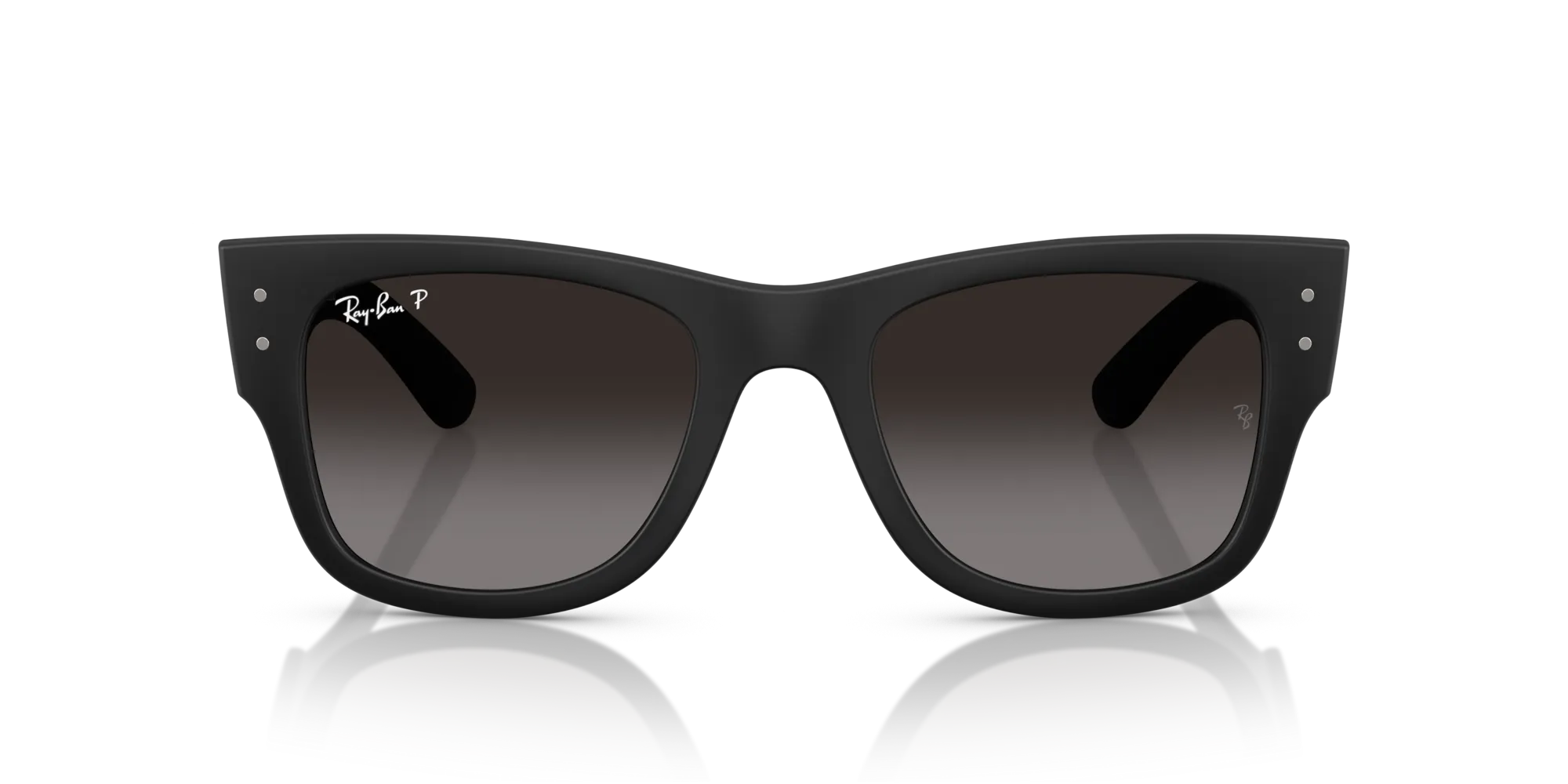 Ray - Ban RB4840S 601ST3 Occhiali da sole Peek Nero Grigio Squadrata Polarizzata - immagine 3