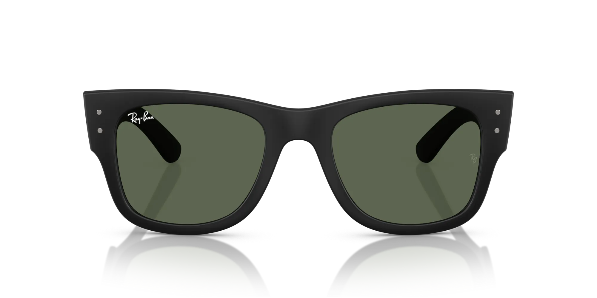 Ray - Ban RB4840S 601S71 Occhiali da sole Peek Nero Verde Squadrata Normale - immagine 3